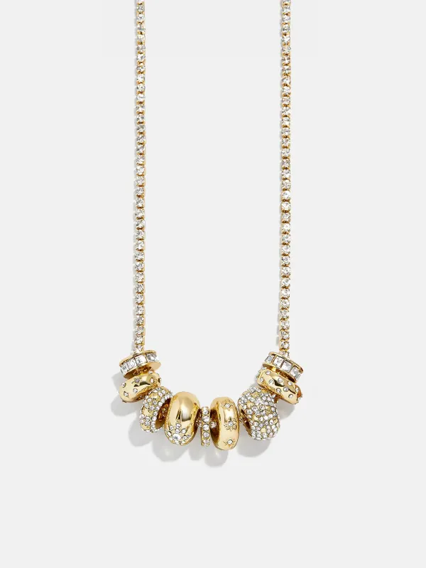 Danica Celestial Charm Necklace - Gold/Pavé sold by BaubleBar