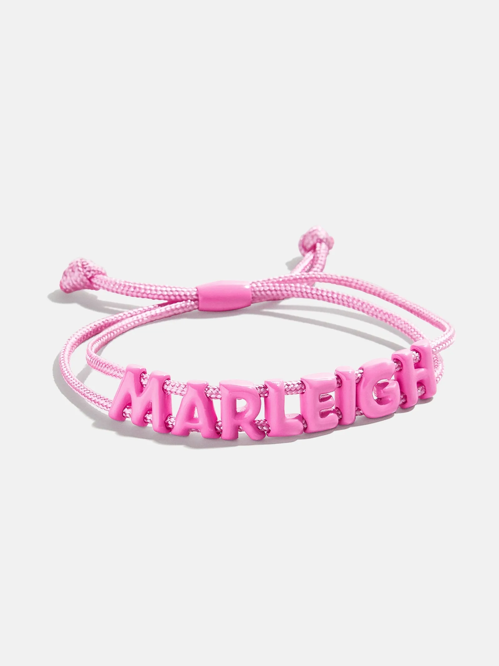 Say It All Custom Slider Cord Bracelet - Hot Pink sold by BaubleBar product image thumbnail 3