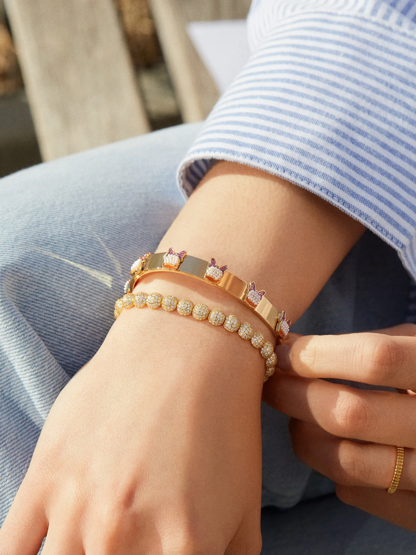 Disney Character Cuff Bracelet sold by BaubleBar product image thumbnail 2