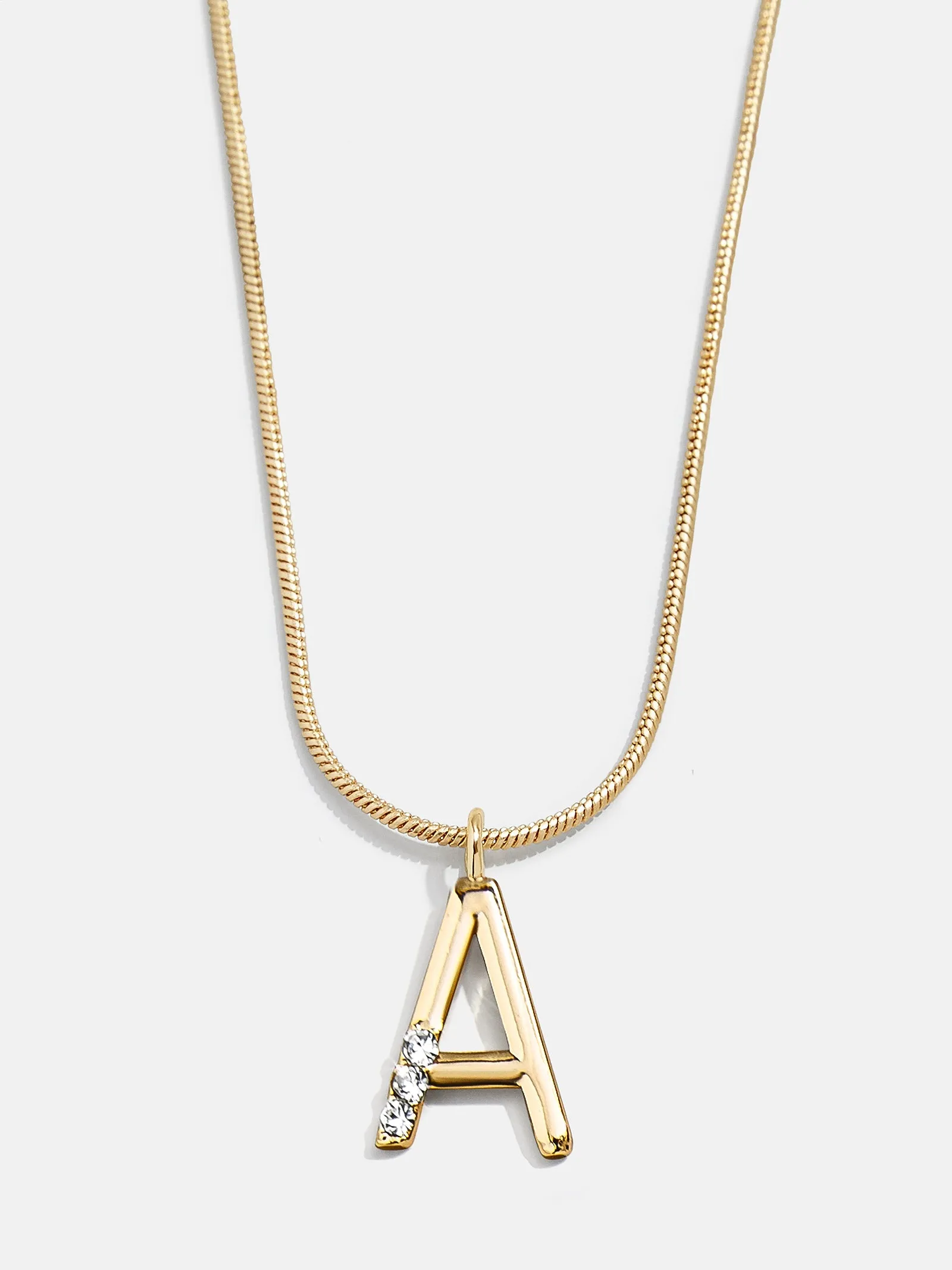 Classic Initial Necklace - Gold sold by BaubleBar product image thumbnail 3