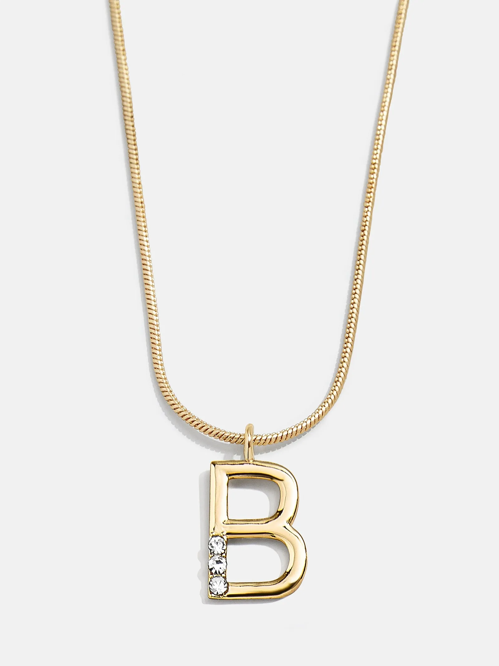 Classic Initial Necklace - Gold sold by BaubleBar product image thumbnail 4