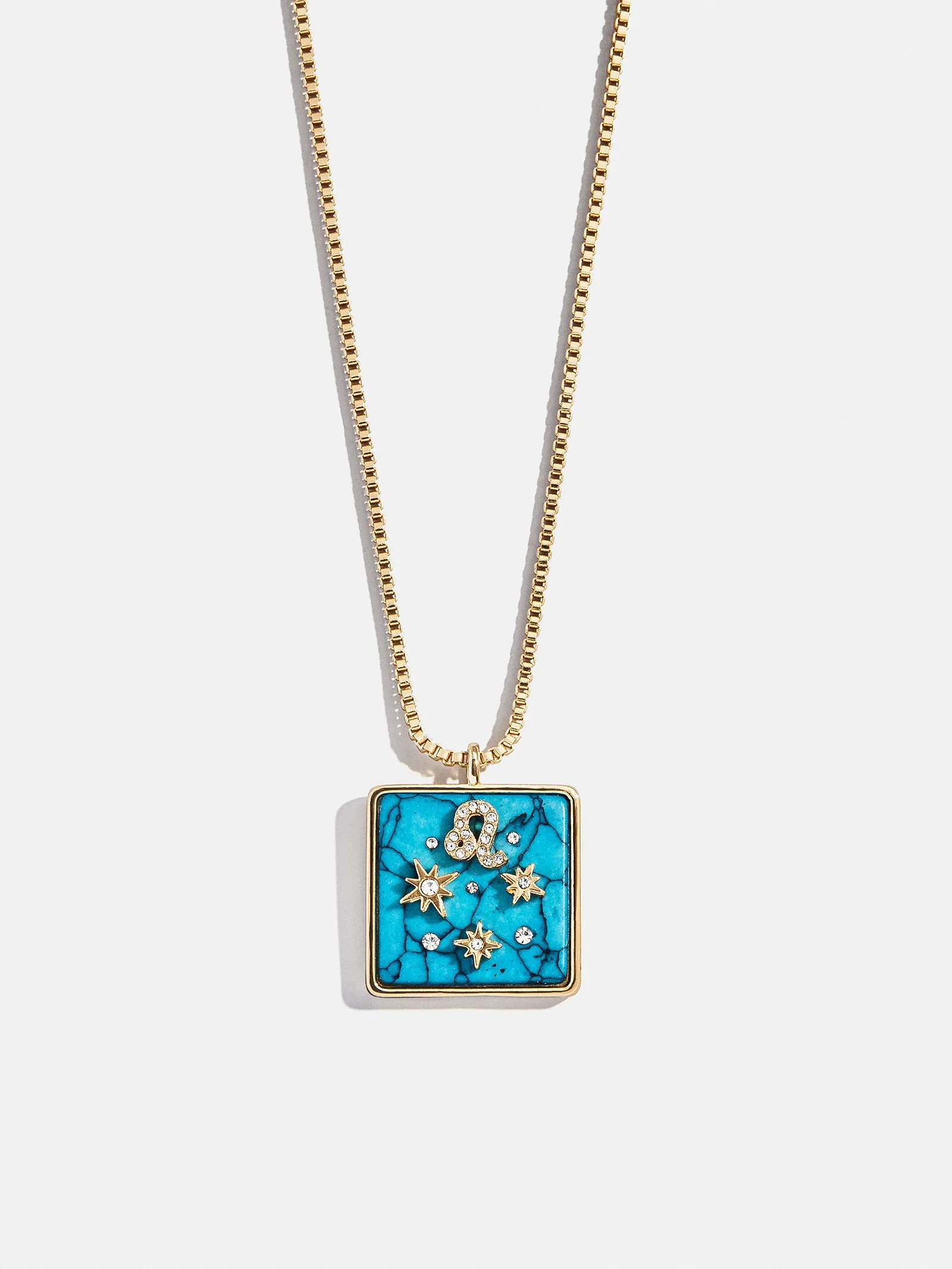 Semi-Precious Zodiac Pendant Necklace - Leo sold by BaubleBar