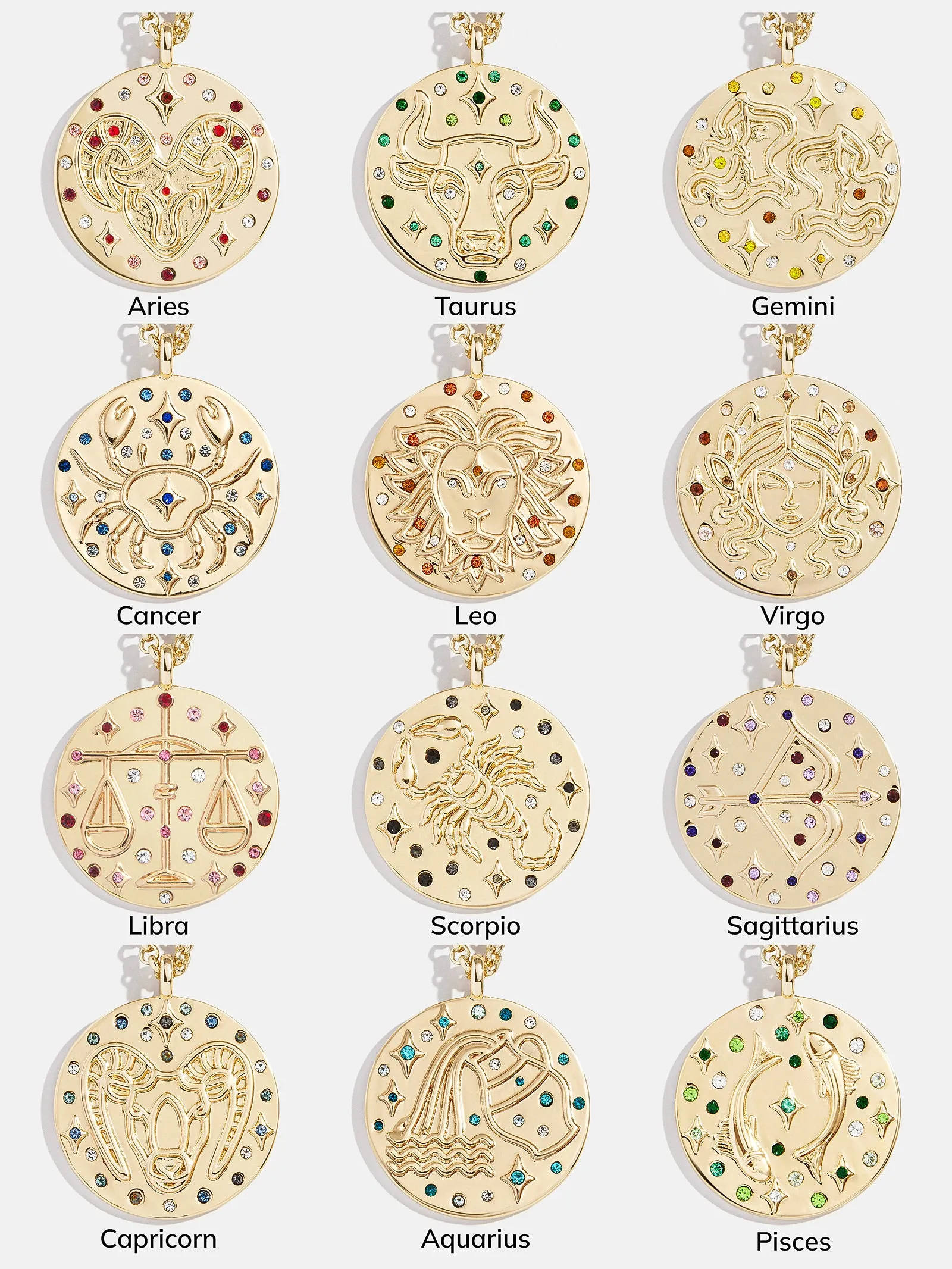 Zodiac Pendant Necklace - Pisces sold by BaubleBar product image thumbnail 4