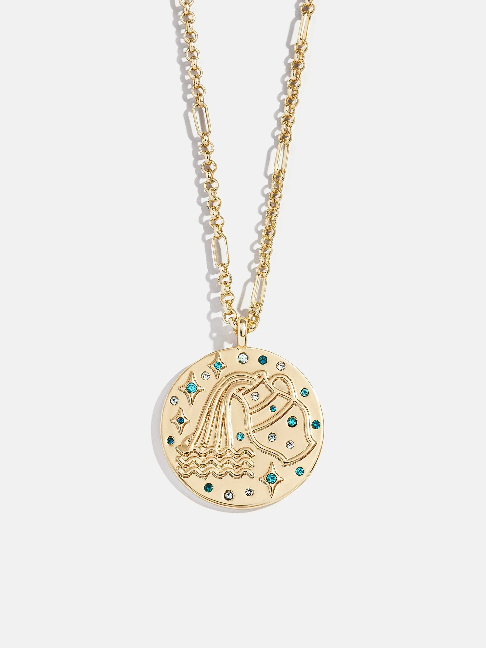 Zodiac Pendant Necklace - Aquarius sold by BaubleBar