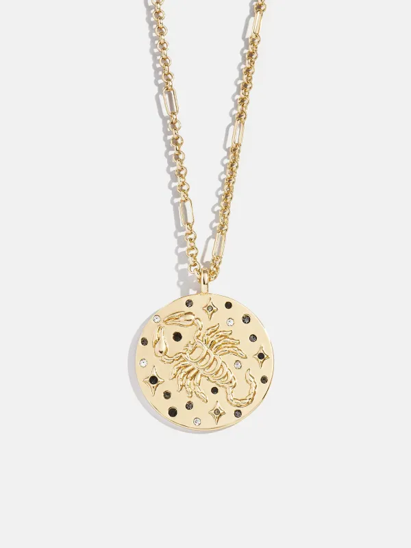 Zodiac Pendant Necklace - Scorpio sold by BaubleBar