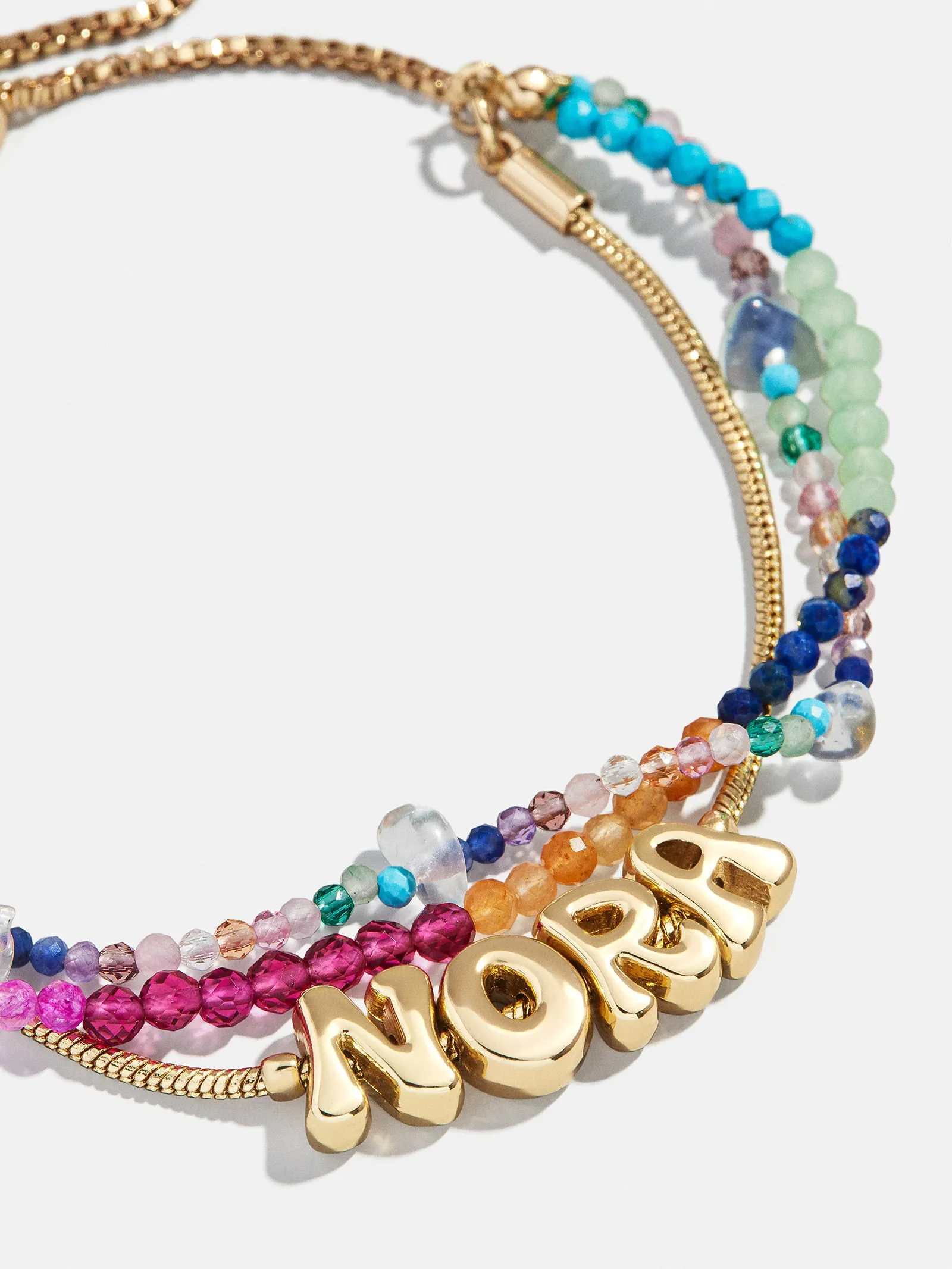 Rowan Semi-Precious Custom Layered Bracelet - Santorini sold by BaubleBar