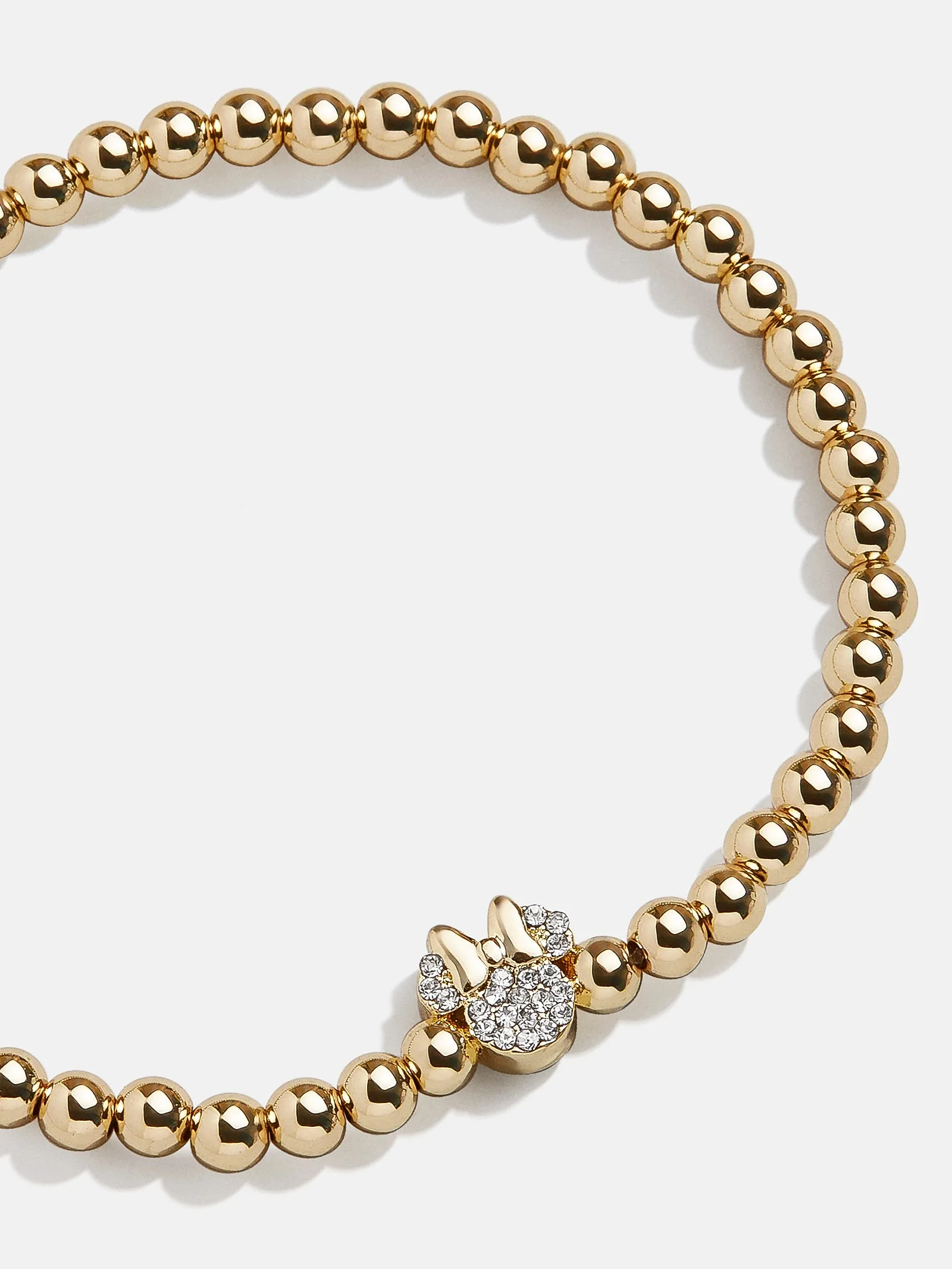 Minnie Mouse disney Pavé Pisa Bracelet - Gold/Pavé sold by BaubleBar