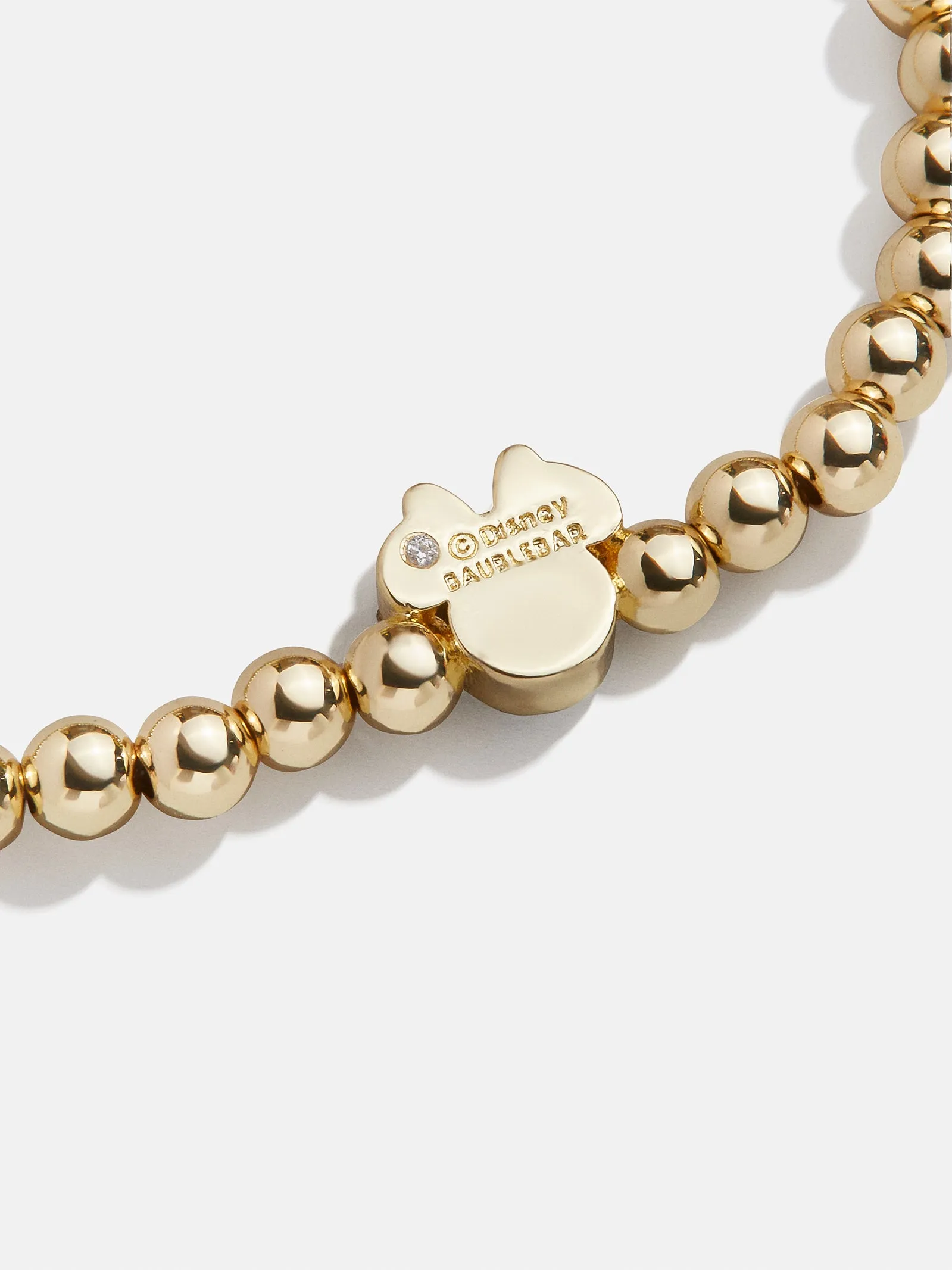 Minnie Mouse disney Pavé Pisa Bracelet - Gold/Pavé sold by BaubleBar product image thumbnail 4