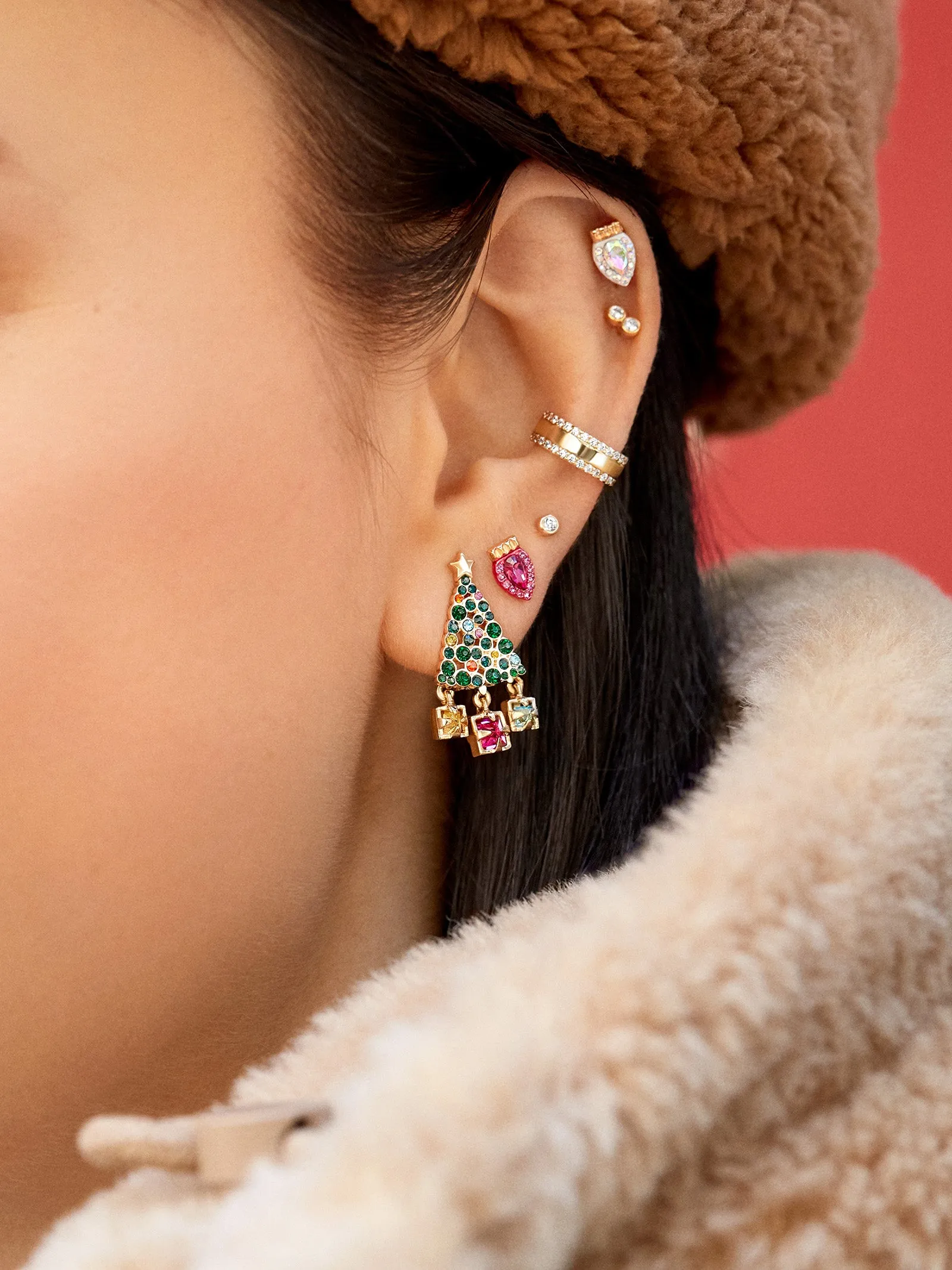Under the Tree Ear Jackets - Green sold by BaubleBar product image thumbnail 2