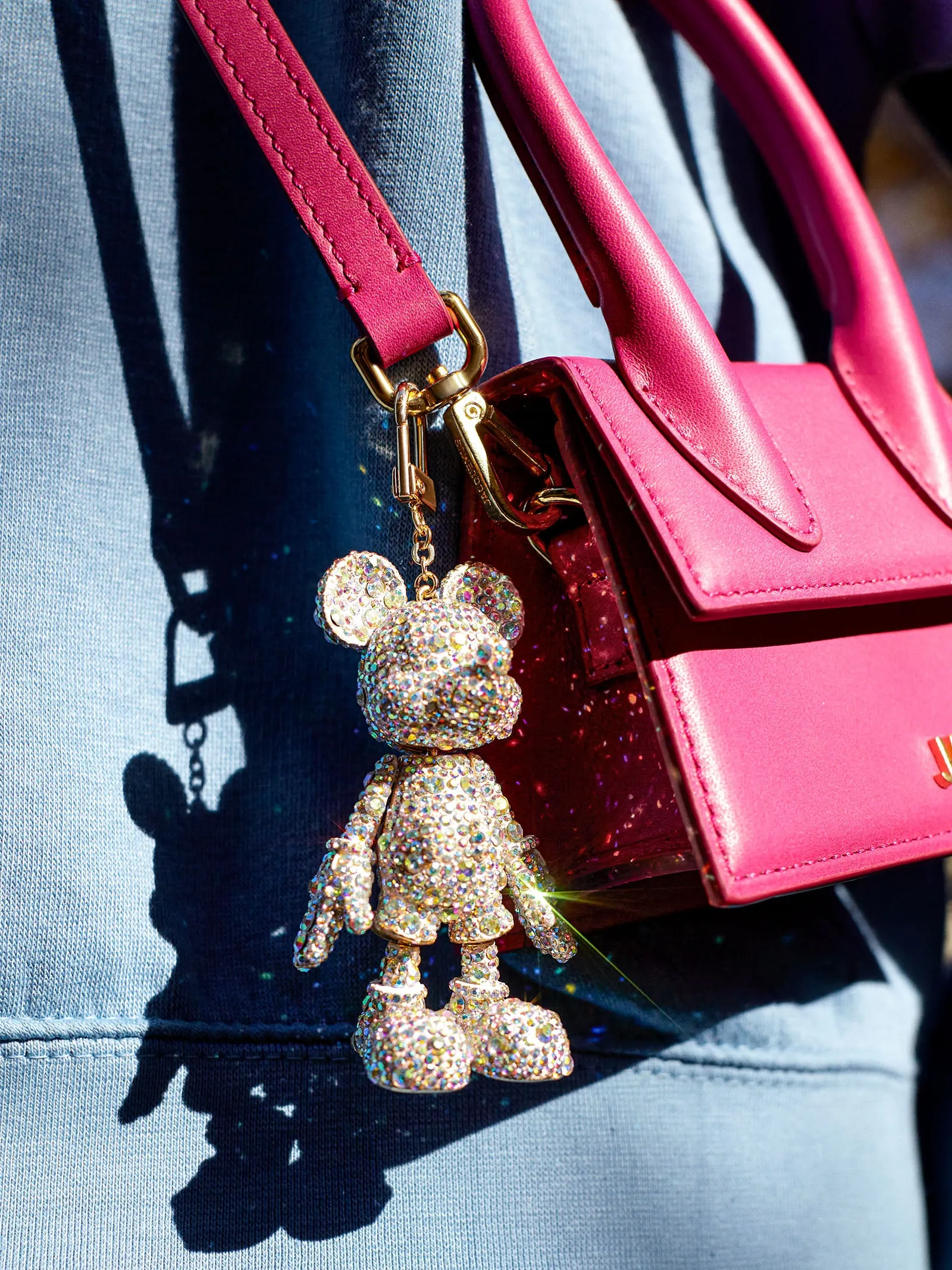 Mickey Mouse Disney Bag Charm - Crystal sold by BaubleBar product image thumbnail 3