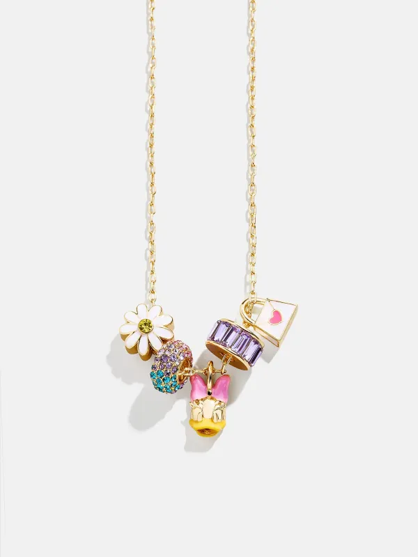 Disney Daisy Duck Beaded Charm Necklace - Daisy Duck sold by BaubleBar