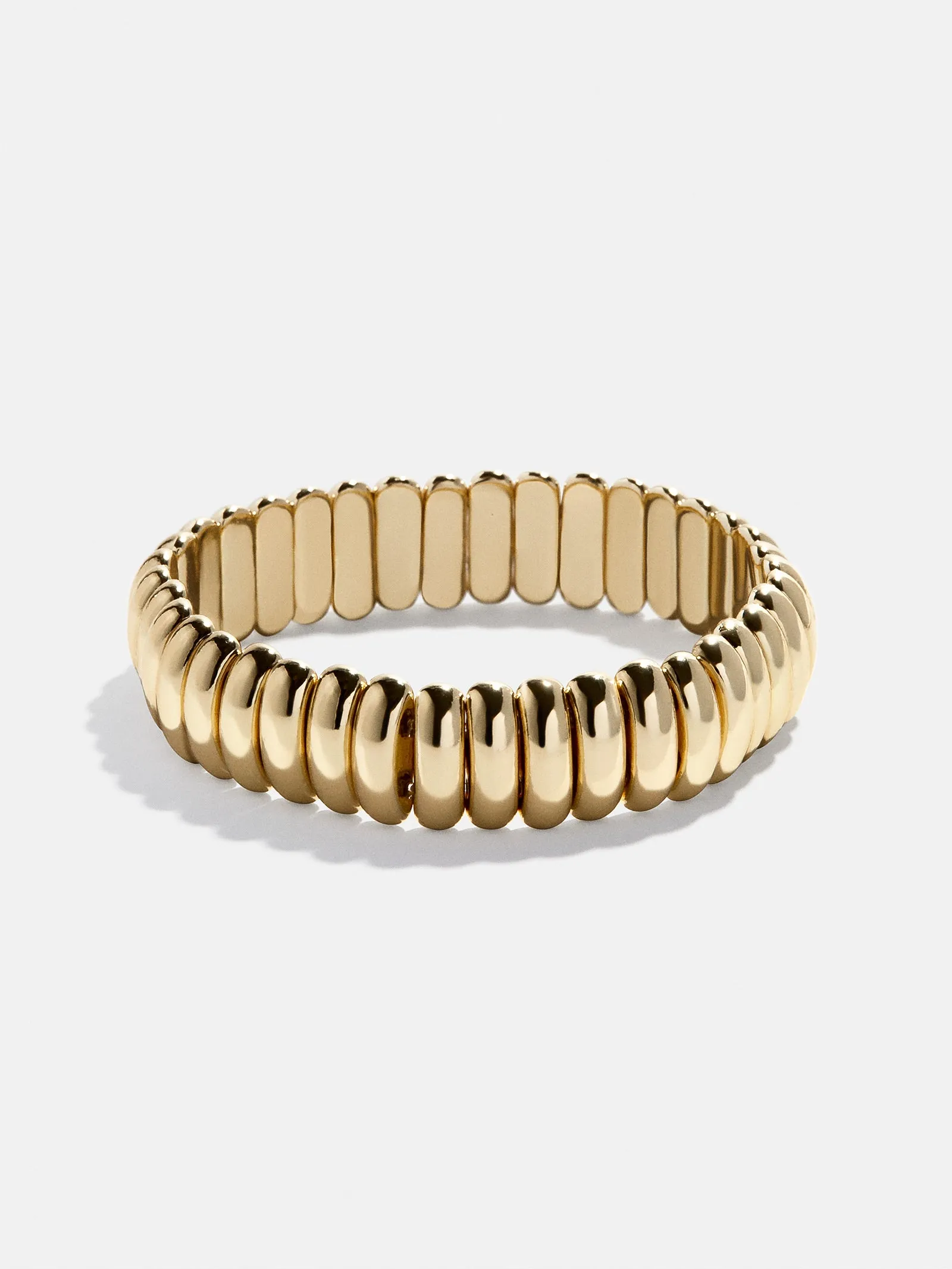 Keira Ribbed Bracelet - Gold sold by BaubleBar product image thumbnail 3