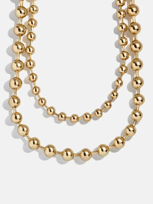 Pisa Layered Necklace - Gold sold by BaubleBar