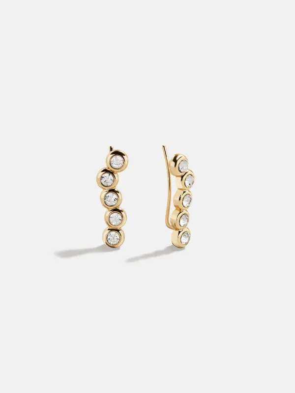 Savannah Crawler Earrings - Gold/Pavé sold by BaubleBar