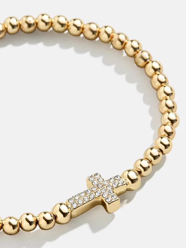 Have Faith Pisa Bracelet - Cross sold by BaubleBar
