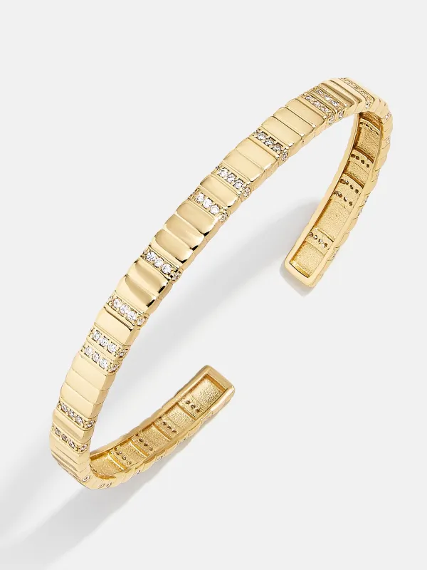 Raj Cuff Bracelet - 18K Gold Plated Sterling Silver sold by BaubleBar