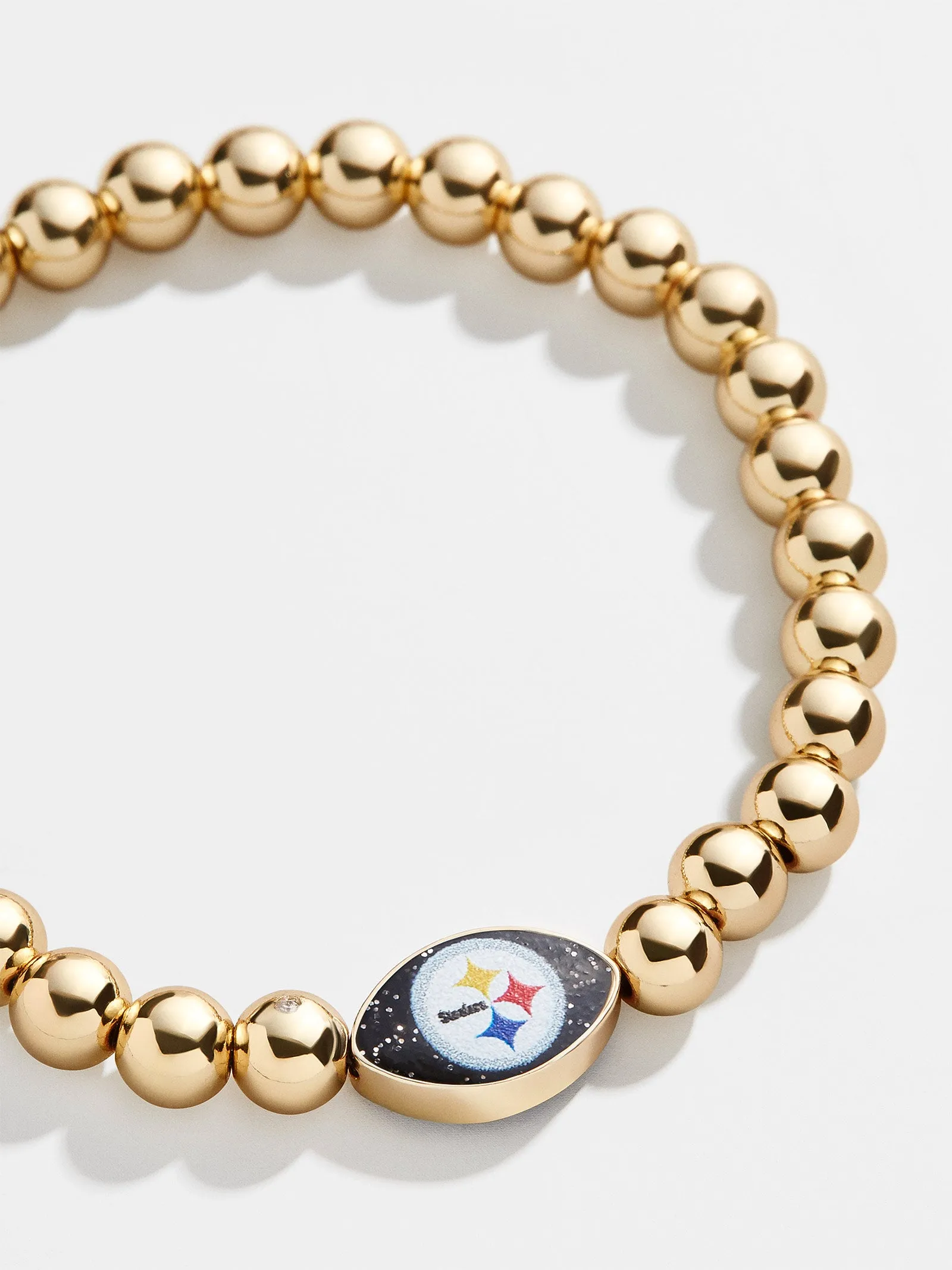 Pittsburgh Steelers NFL Gold Pisa Bracelet - Pittsburgh Steelers sold by BaubleBar