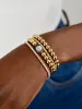 Pittsburgh Steelers NFL Gold Pisa Bracelet - Pittsburgh Steelers sold by BaubleBar