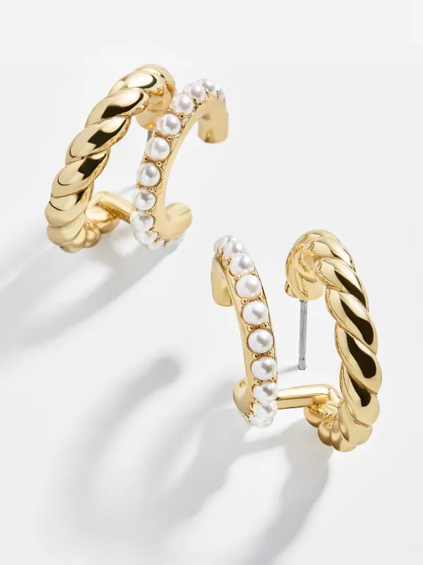 Waverly Earrings - Gold made by BaubleBar