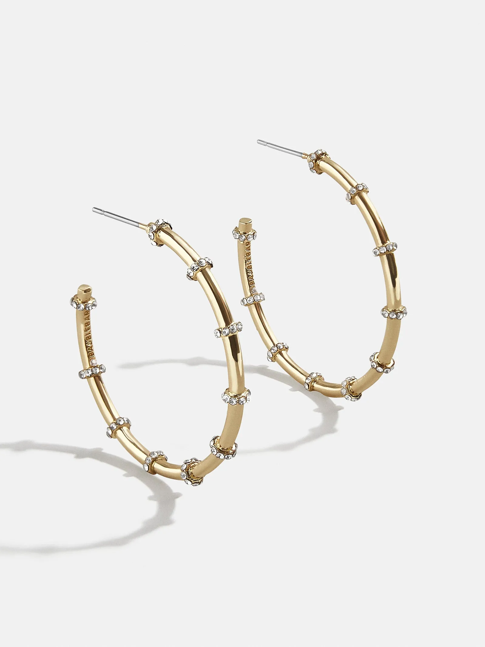 Jaycie Earrings - Gold/Pavé sold by BaubleBar