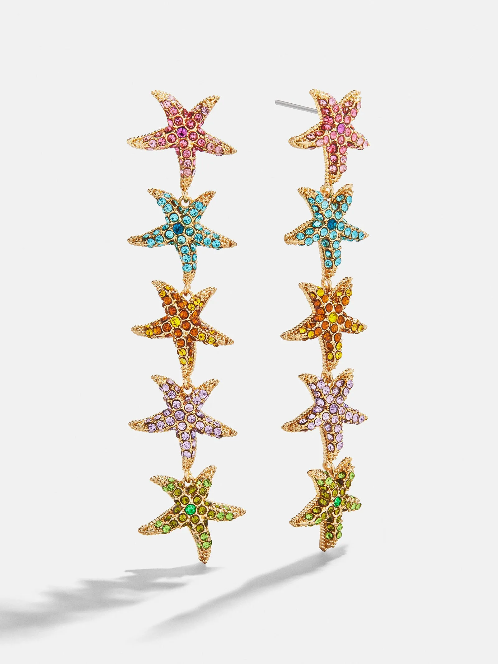 Kiana Starfish Earrings - Multi sold by BaubleBar