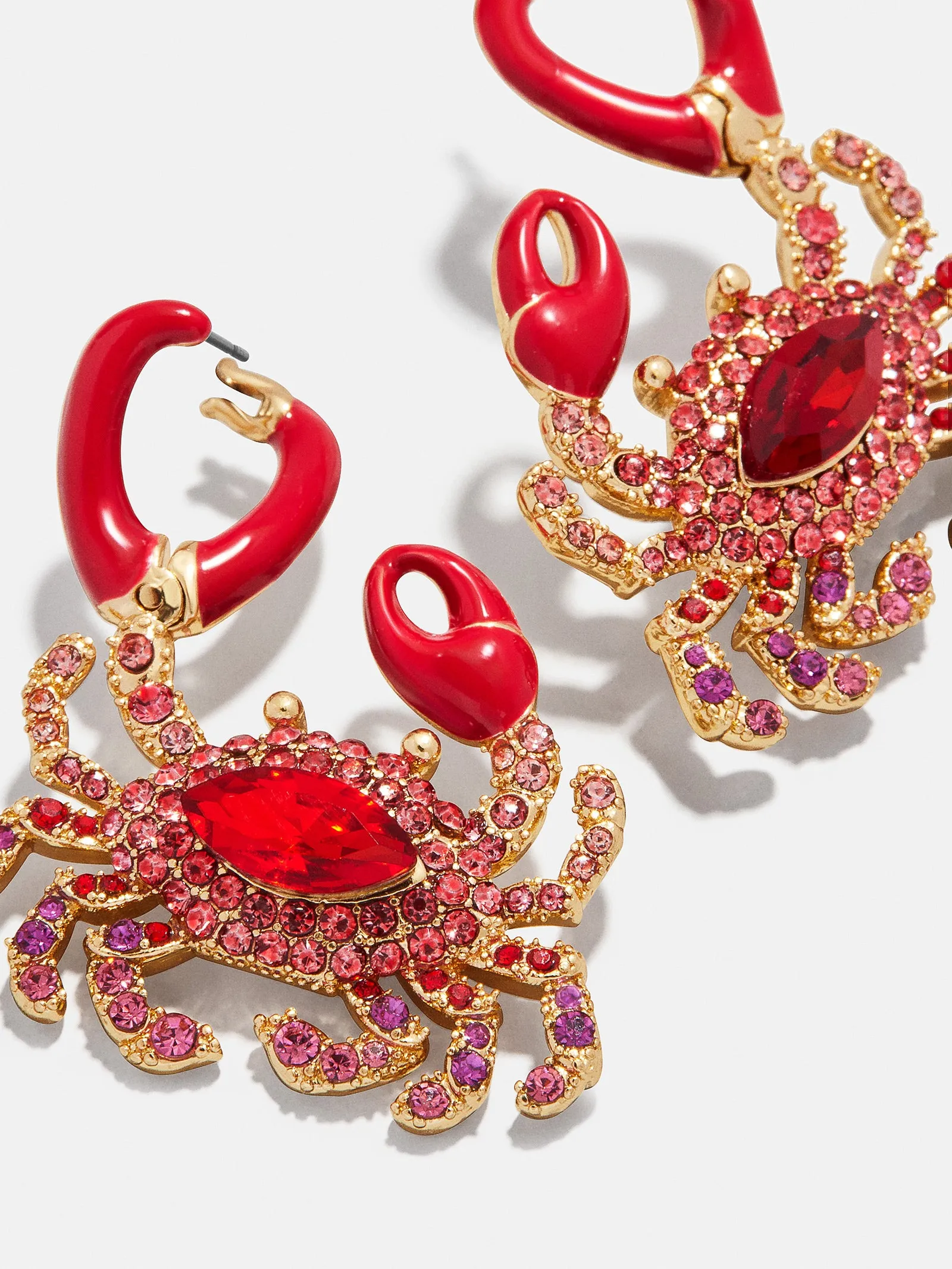 In A Pinch Crab Earrings - Red sold by BaubleBar product image thumbnail 3