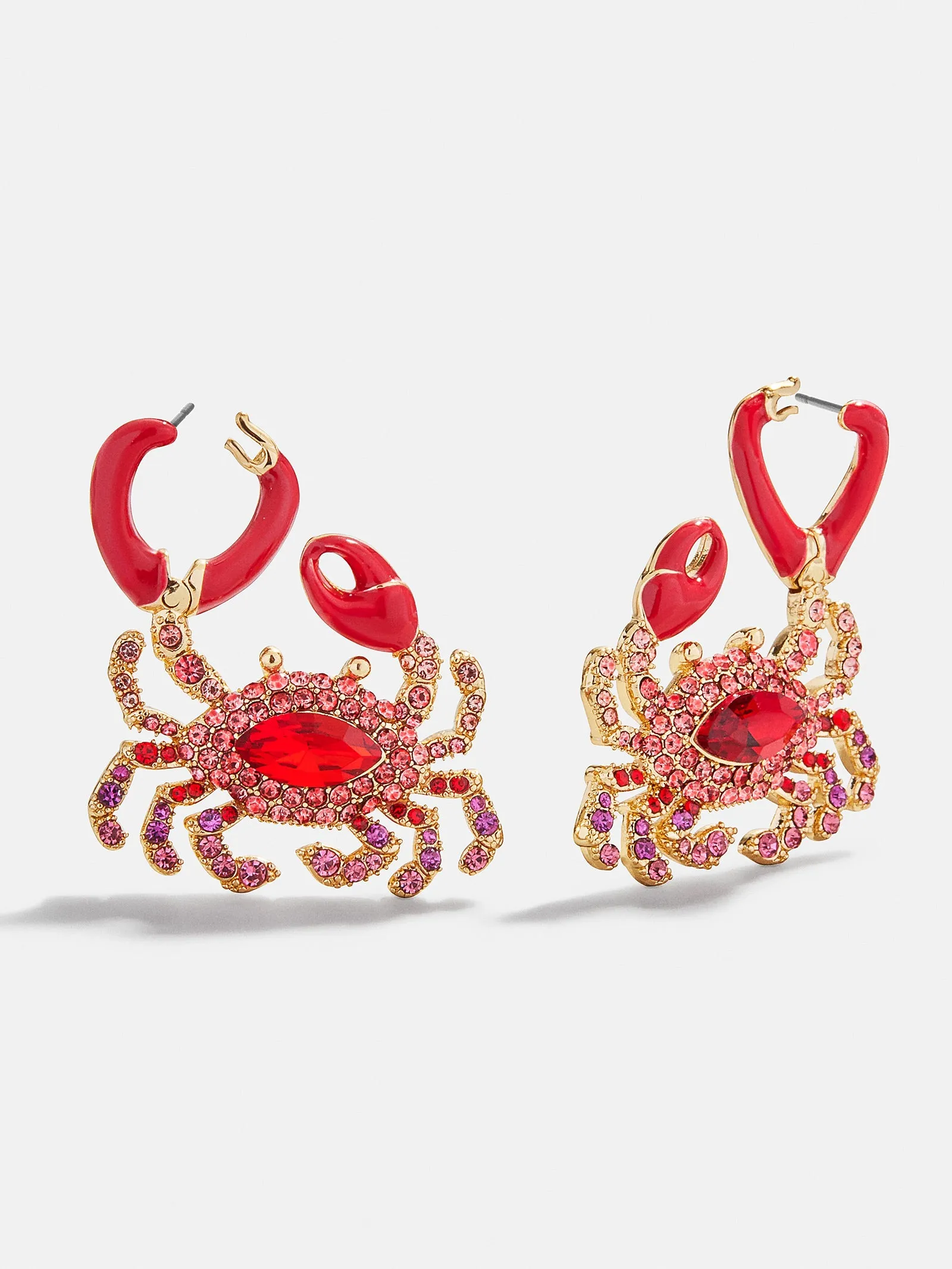 In A Pinch Crab Earrings - Red sold by BaubleBar