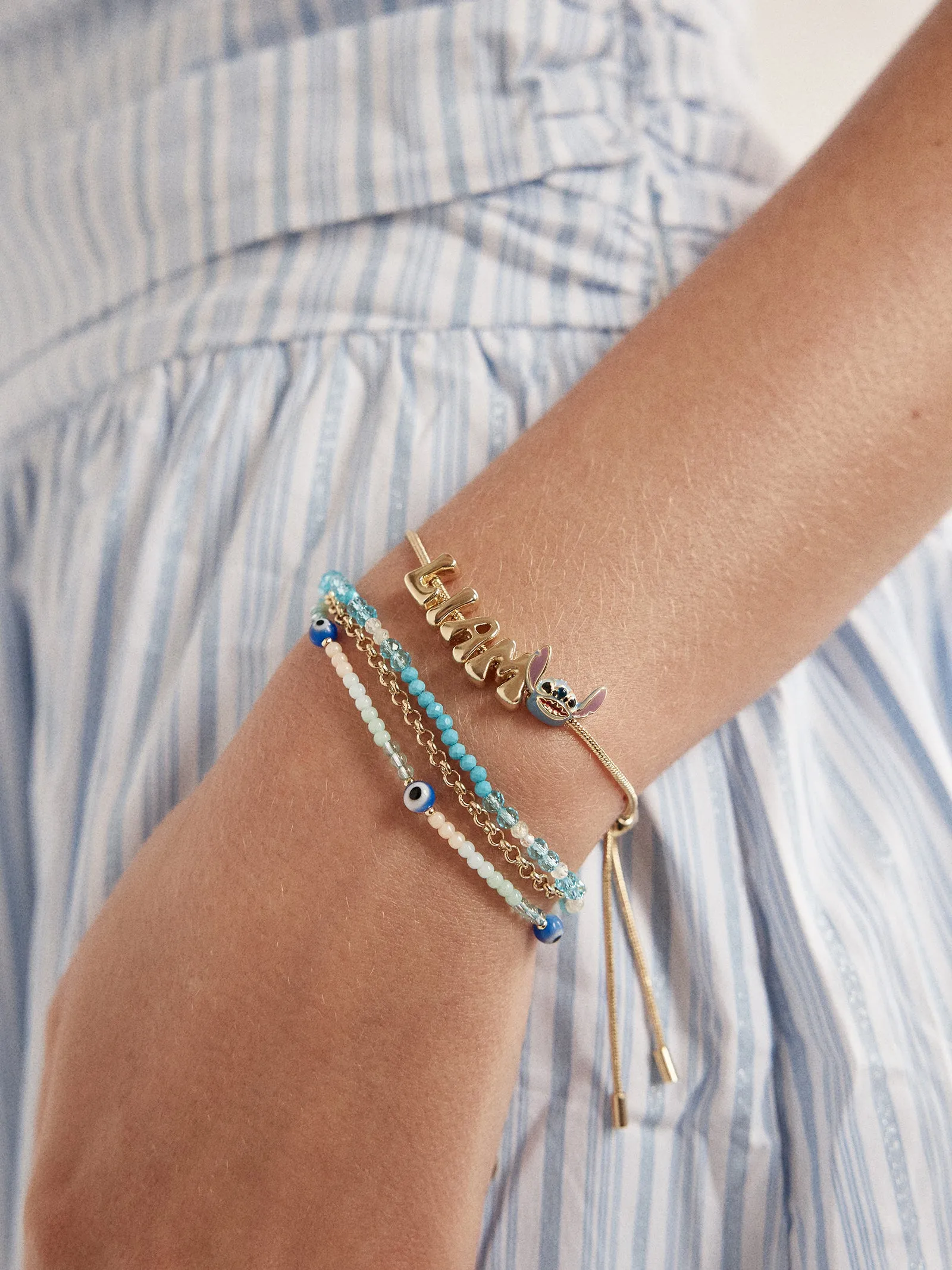 Disney Stitch Bubble Slider Custom Bracelet - Stitch sold by BaubleBar product image thumbnail 2