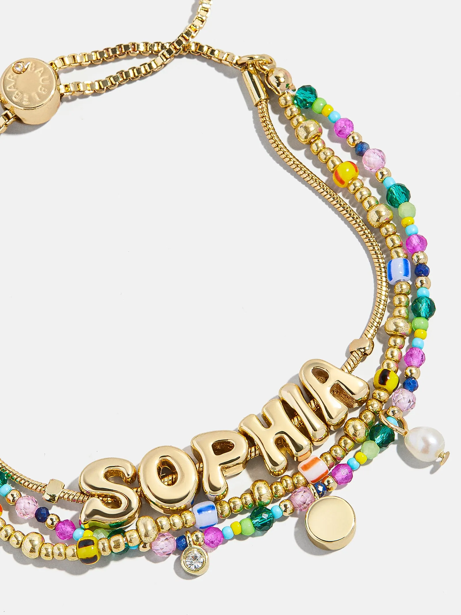 Rowan Semi-Precious Custom Layered Bracelet - St. Tropez sold by BaubleBar