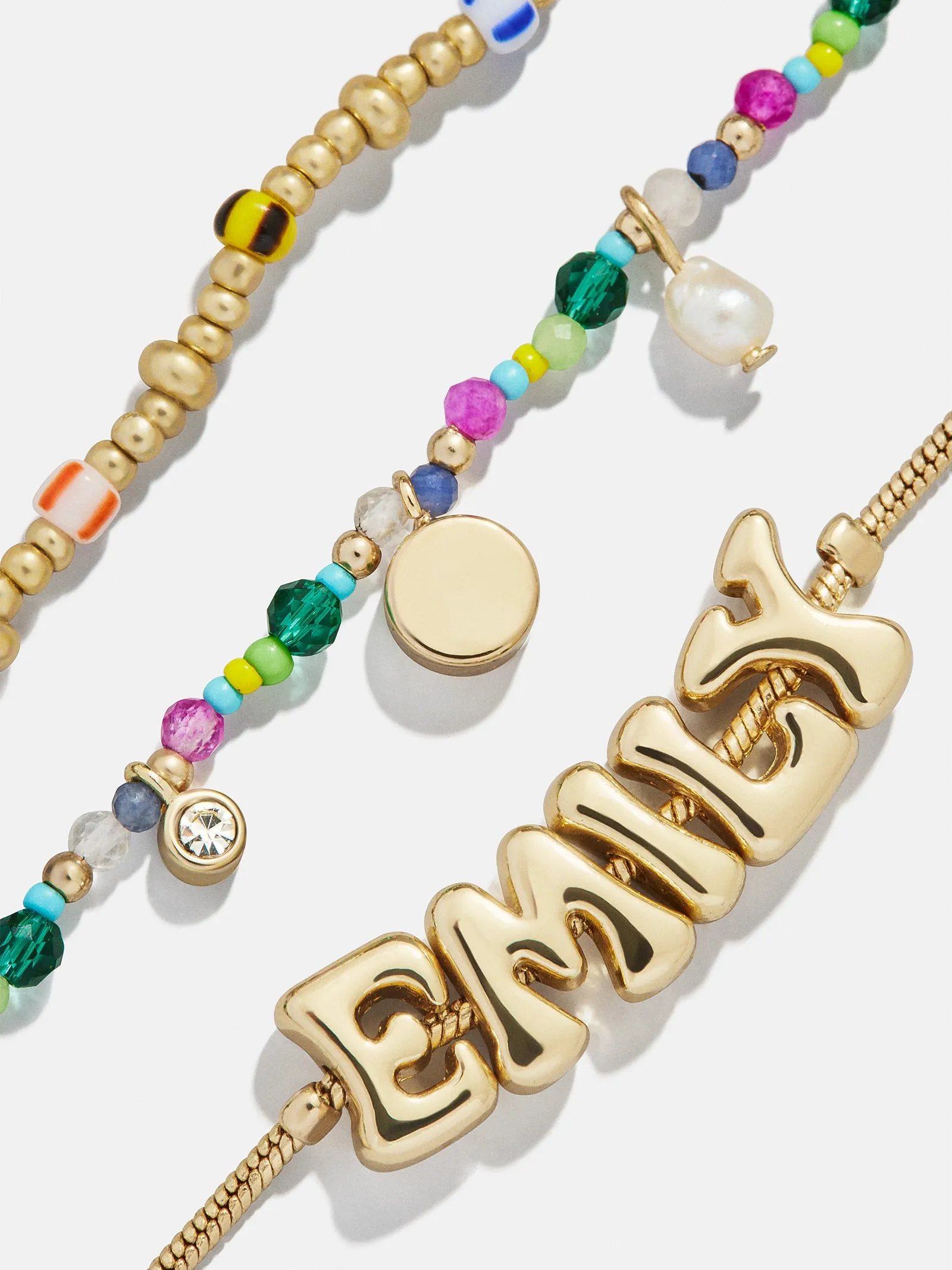 Rowan Semi-Precious Custom Layered Bracelet - St. Tropez sold by BaubleBar product image thumbnail 3