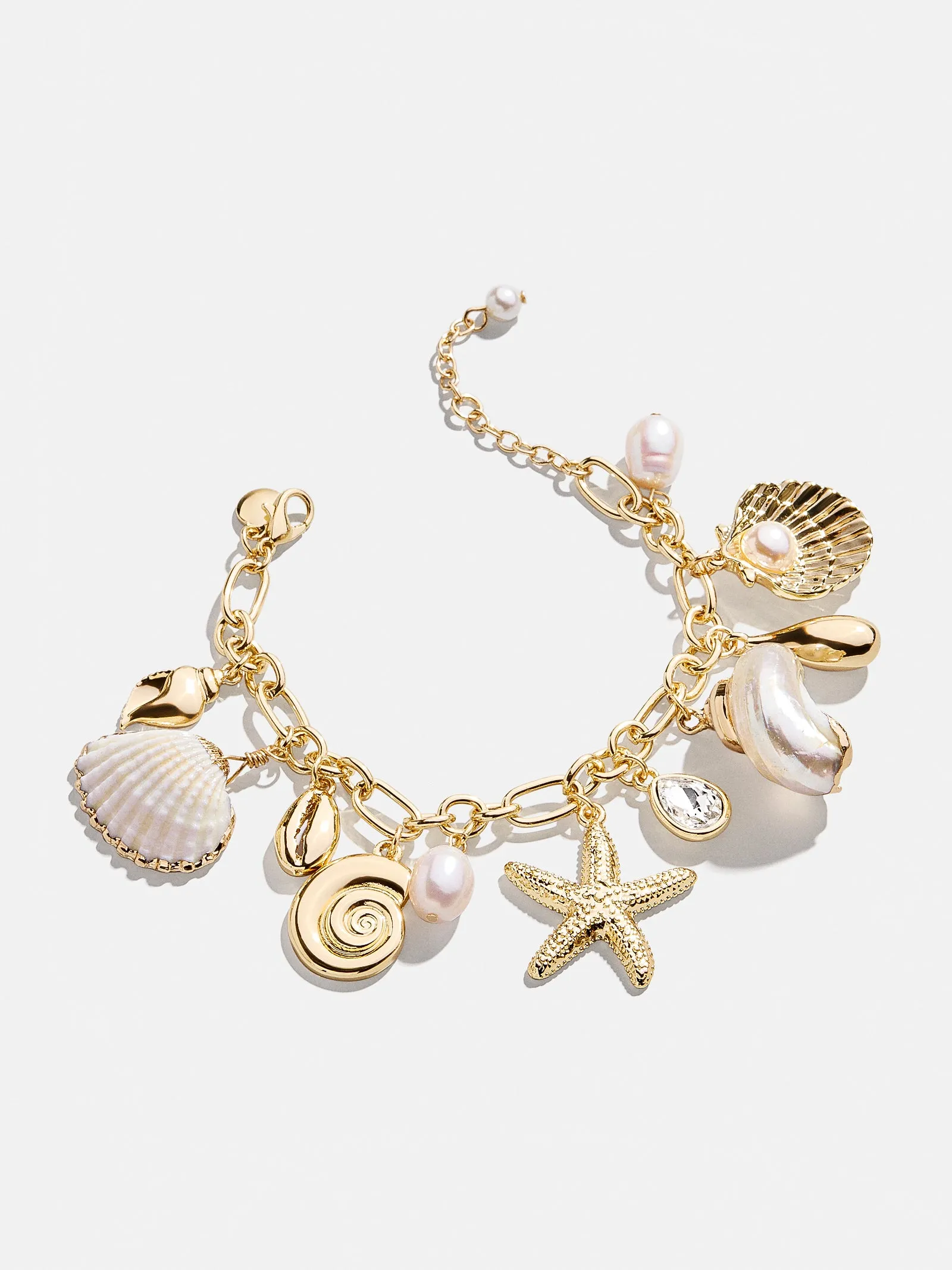 Isla Charm Bracelet - Gold/Pearl sold by BaubleBar product image thumbnail 3