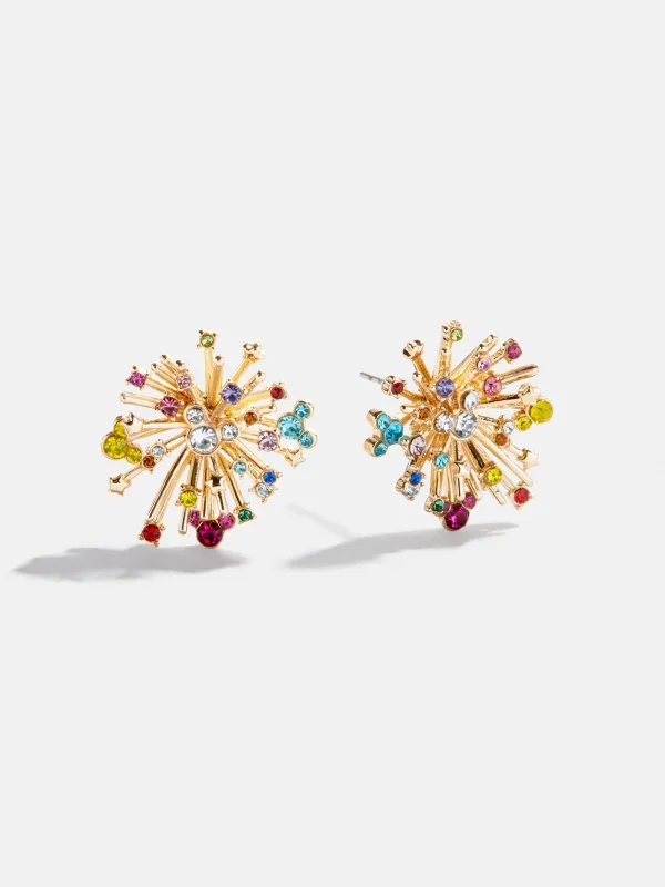 Disney Mickey Mouse Firework Earrings - Gold/Multi sold by BaubleBar
