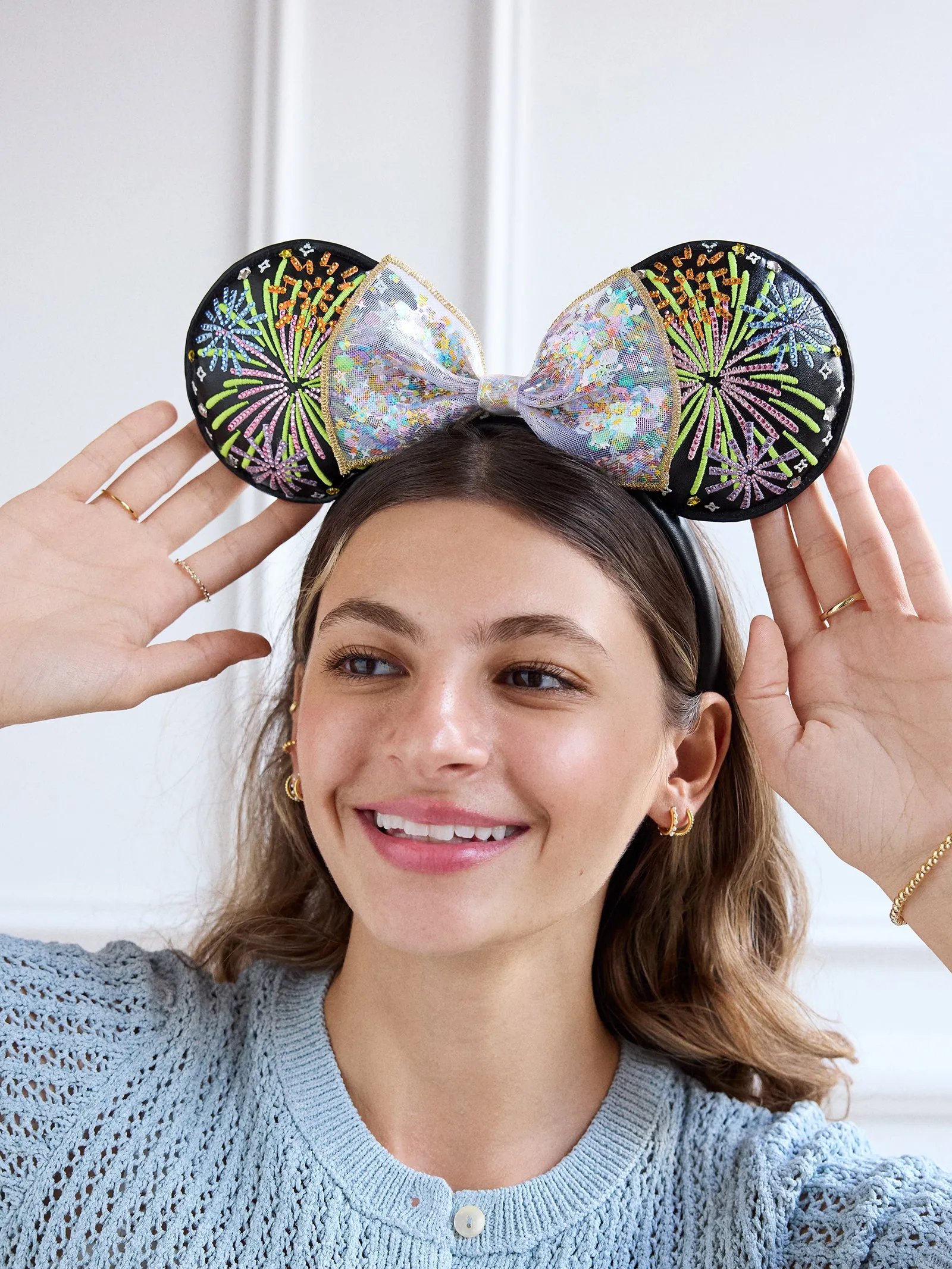 Disney Minnie Mouse Firework Ears Headband - Minnie Mouse Fireworks Ears sold by BaubleBar product image thumbnail 2