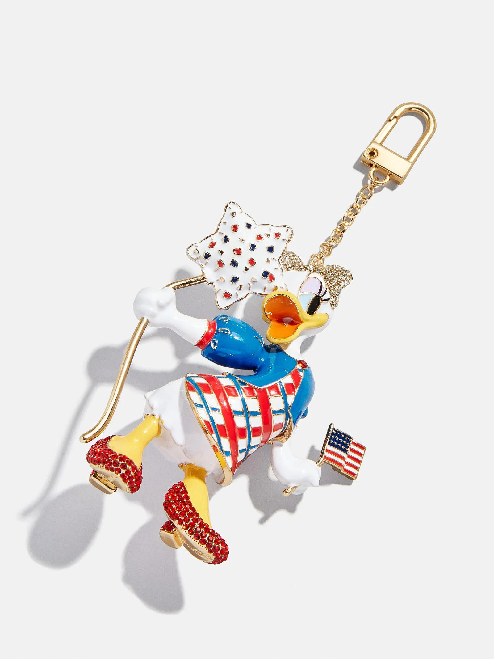 Disney Daisy Duck Americana Bag Charm - Daisy Duck sold by BaubleBar product image thumbnail 3