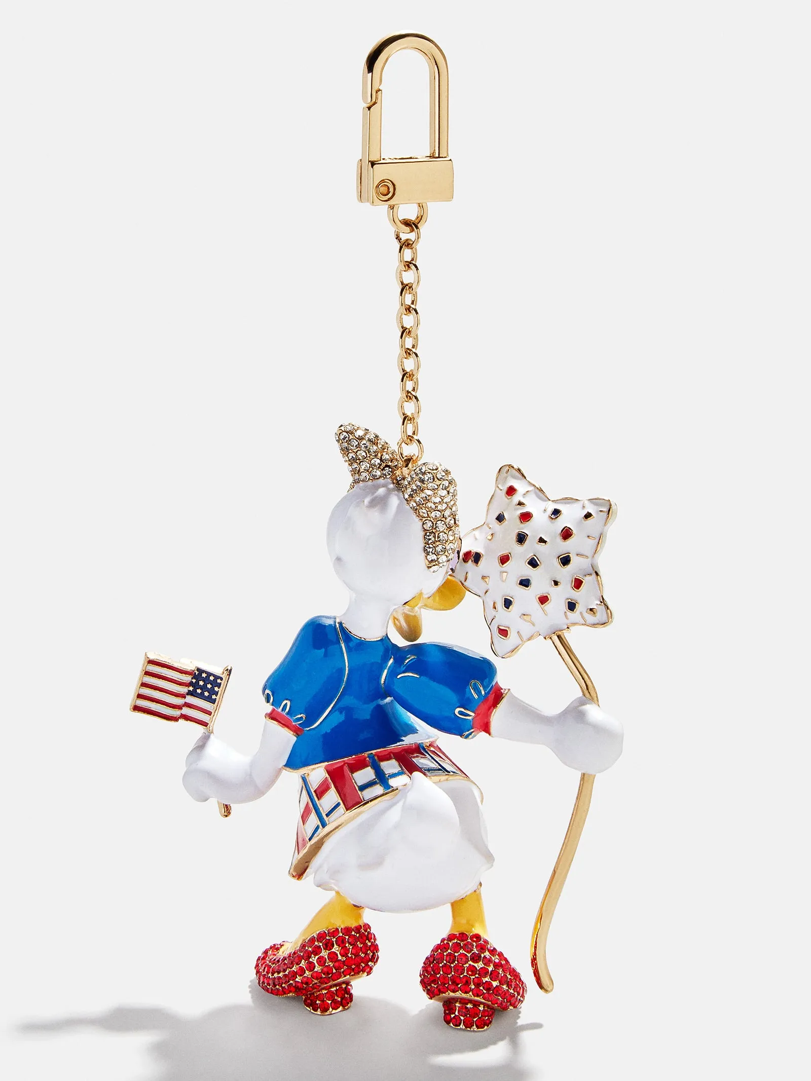 Disney Daisy Duck Americana Bag Charm - Daisy Duck sold by BaubleBar product image thumbnail 4