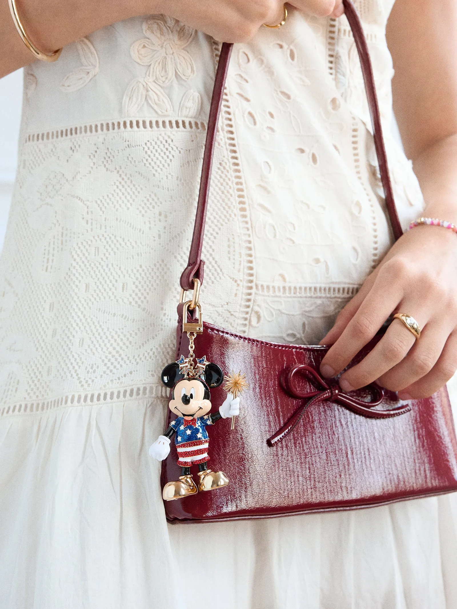 Disney Mickey Mouse Americana Bag Charm - Mickey Mouse sold by BaubleBar product image thumbnail 2