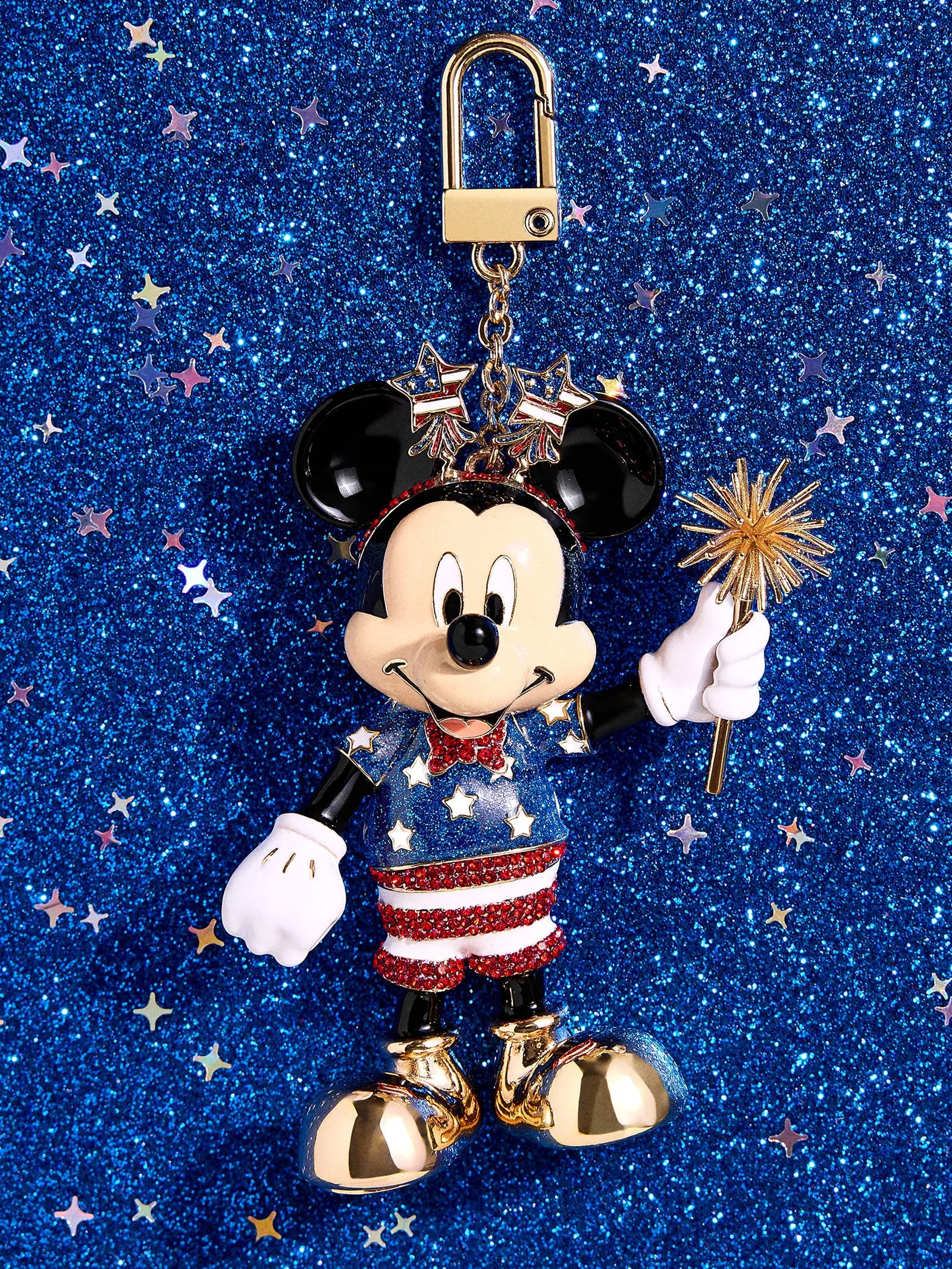 Disney Mickey Mouse Americana Bag Charm - Mickey Mouse sold by BaubleBar