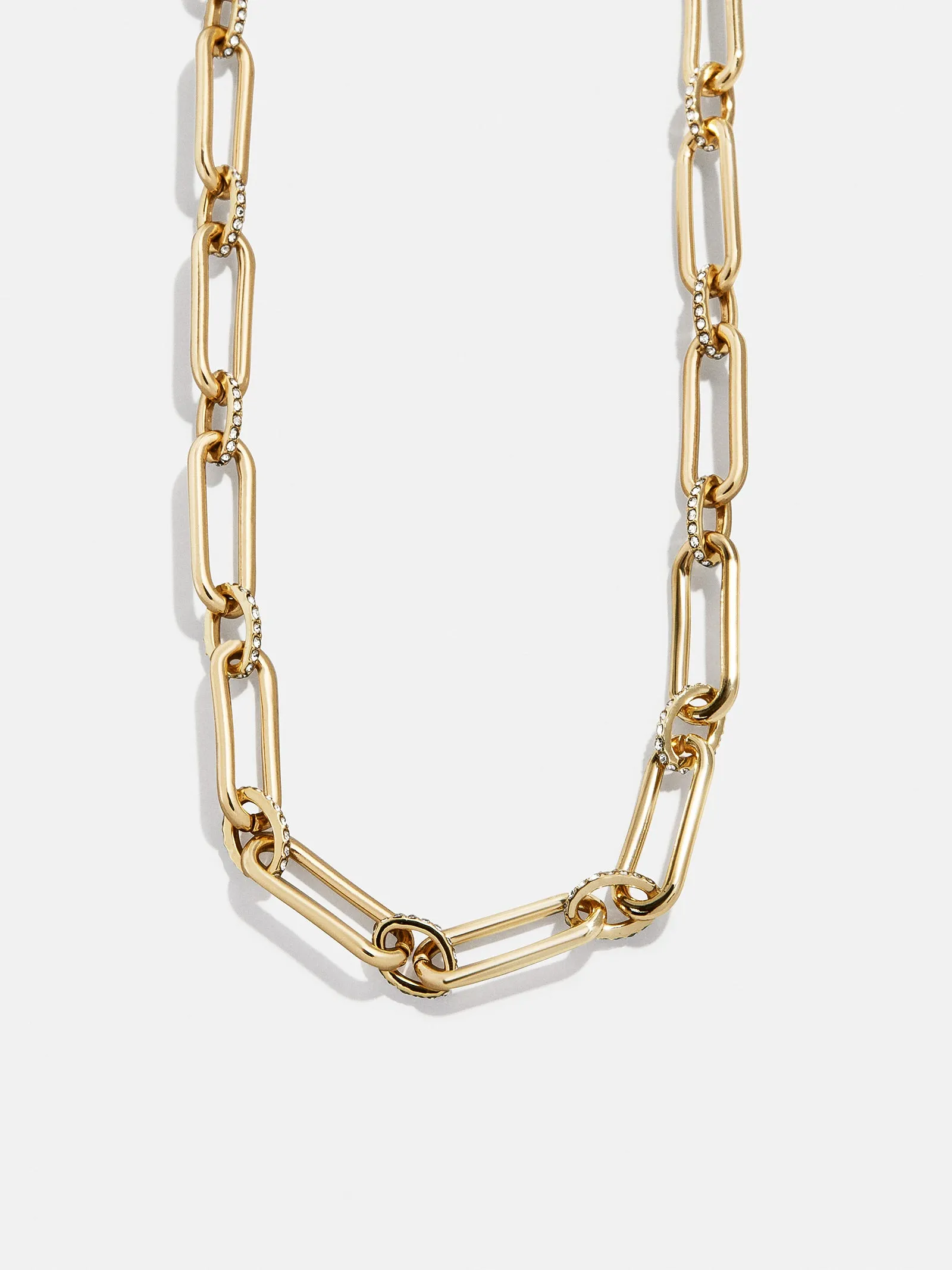 Pavé Hera Necklace - Gold sold by BaubleBar
