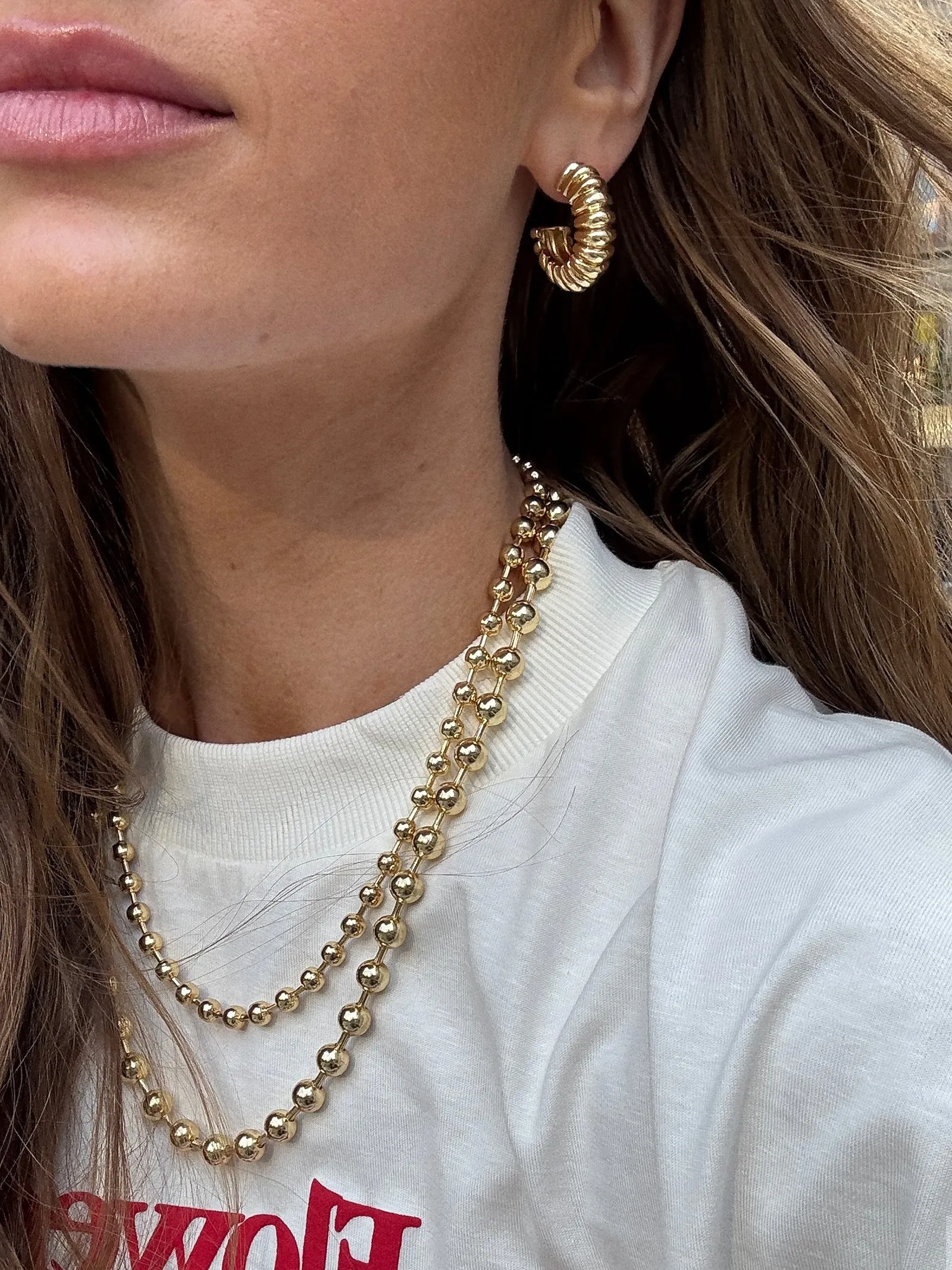 Pisa Layered Necklace - Gold sold by BaubleBar product image thumbnail 2