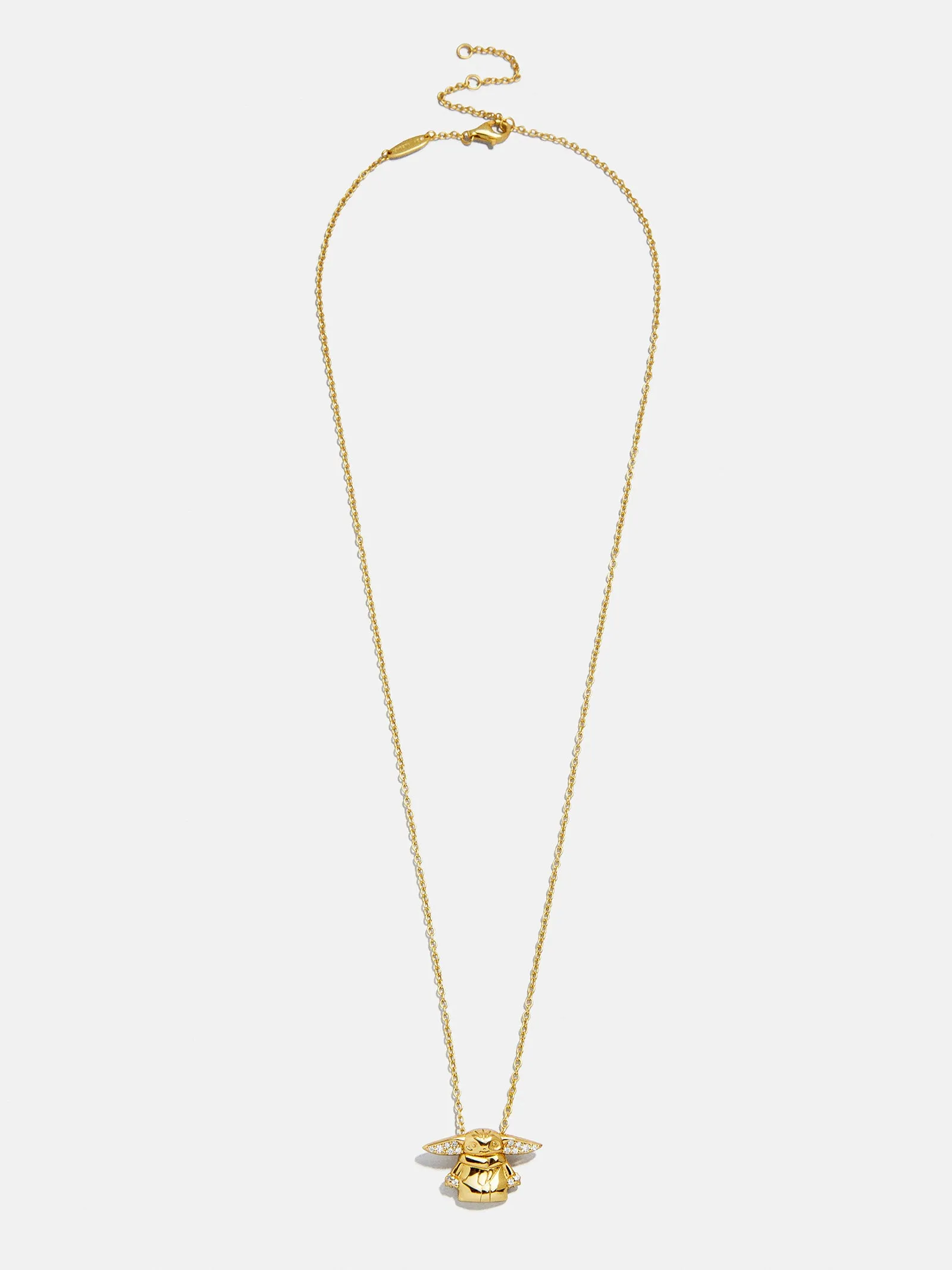 STAR WARS™ GROGU™ 18K Gold Pendant Necklace - Gold sold by BaubleBar product image thumbnail 3