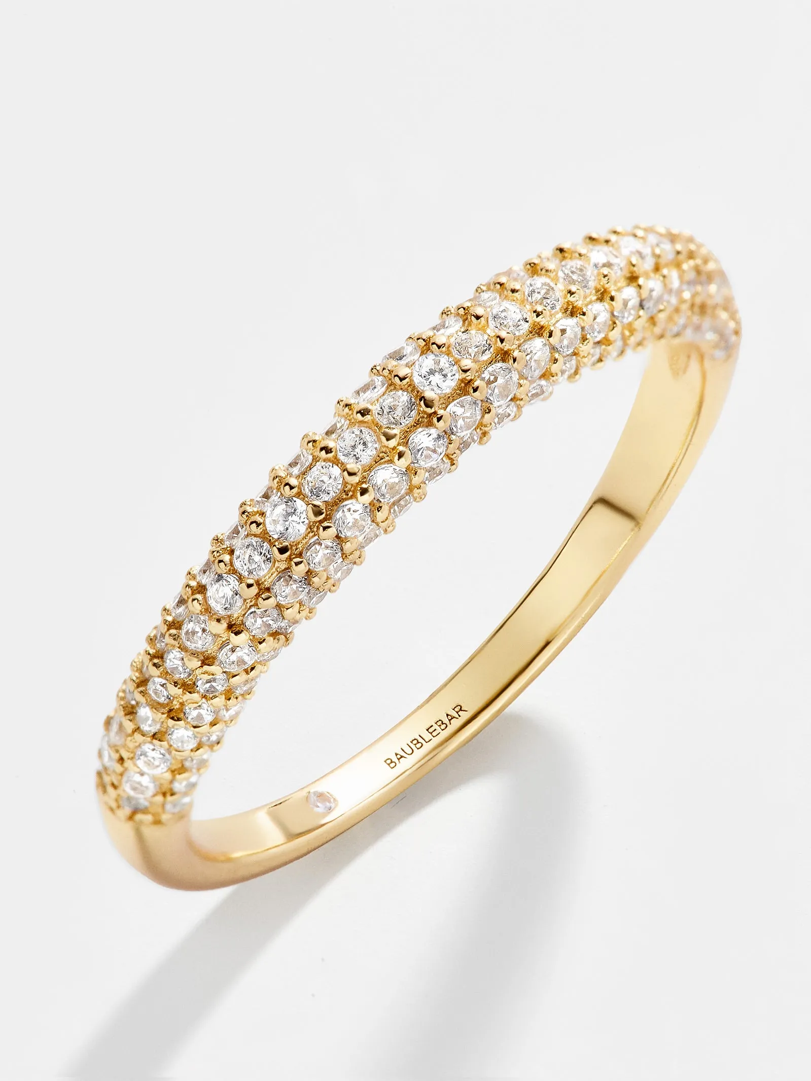 Pavé Maro 18K Gold Ring - Gold/Pavé sold by BaubleBar product image thumbnail 3
