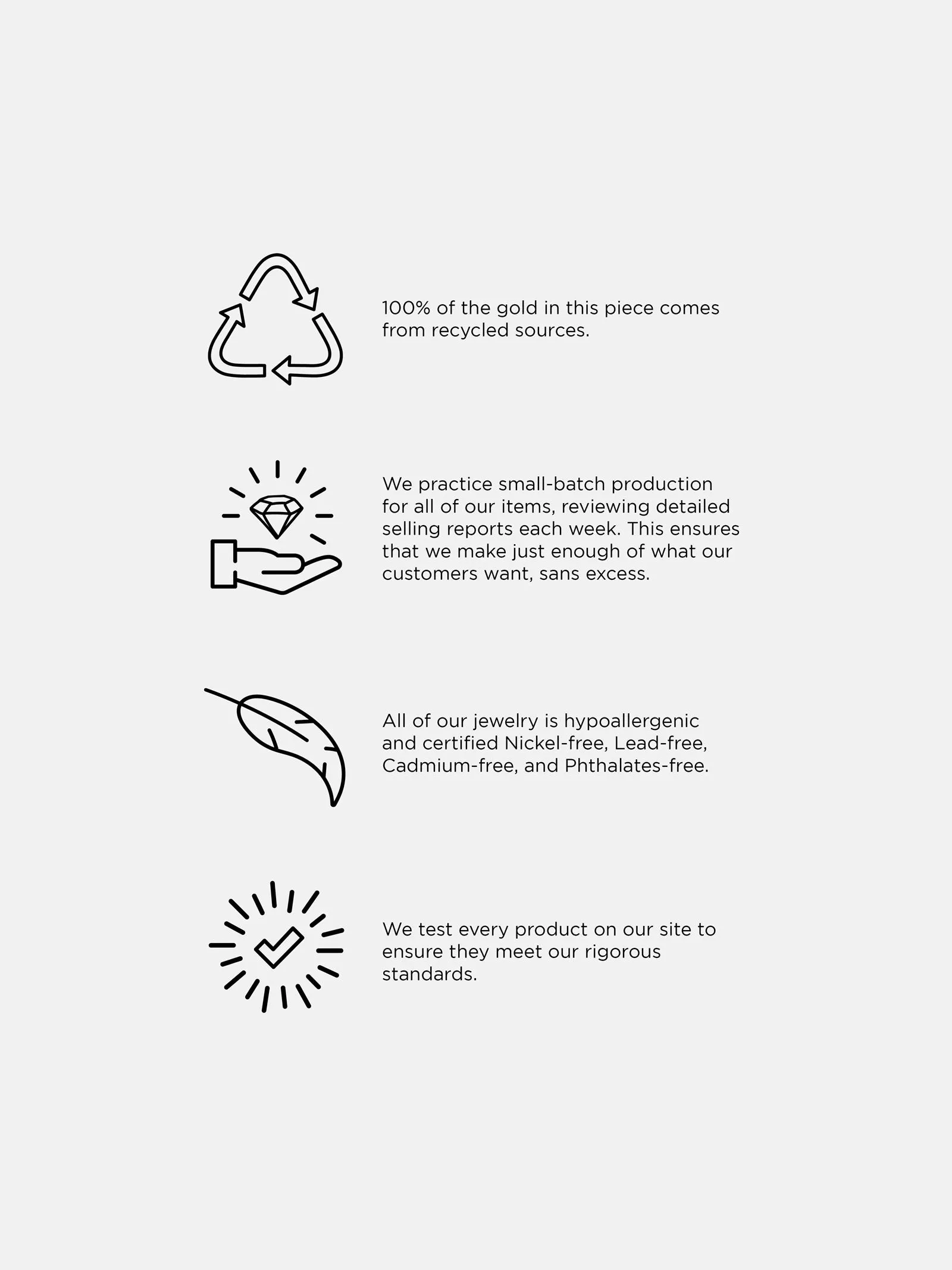 Single 14K Solid Gold X Earring - Gold sold by BaubleBar product image thumbnail 4