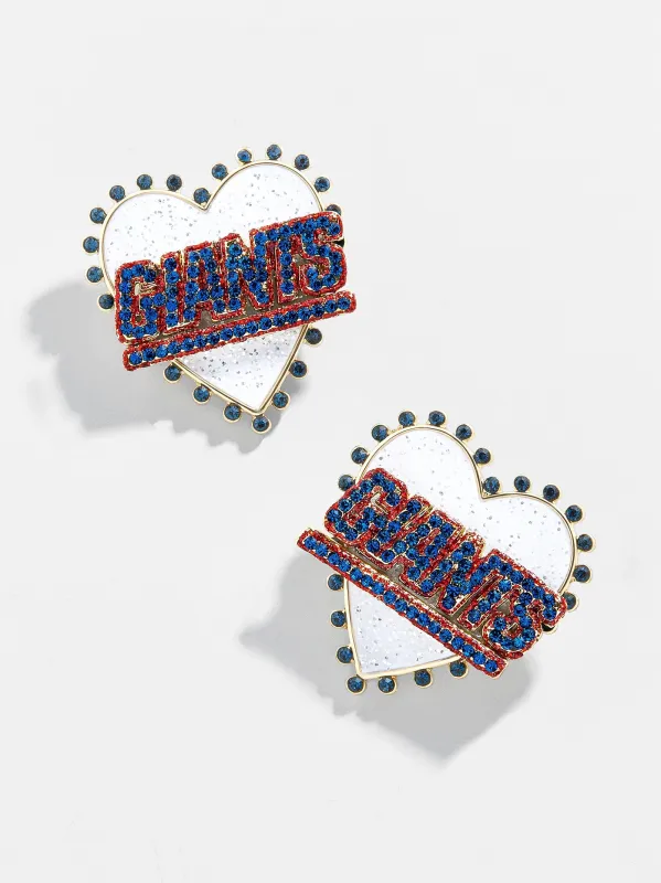 New York Giants NFL Statement Stud Earrings - New York Giants sold by BaubleBar
