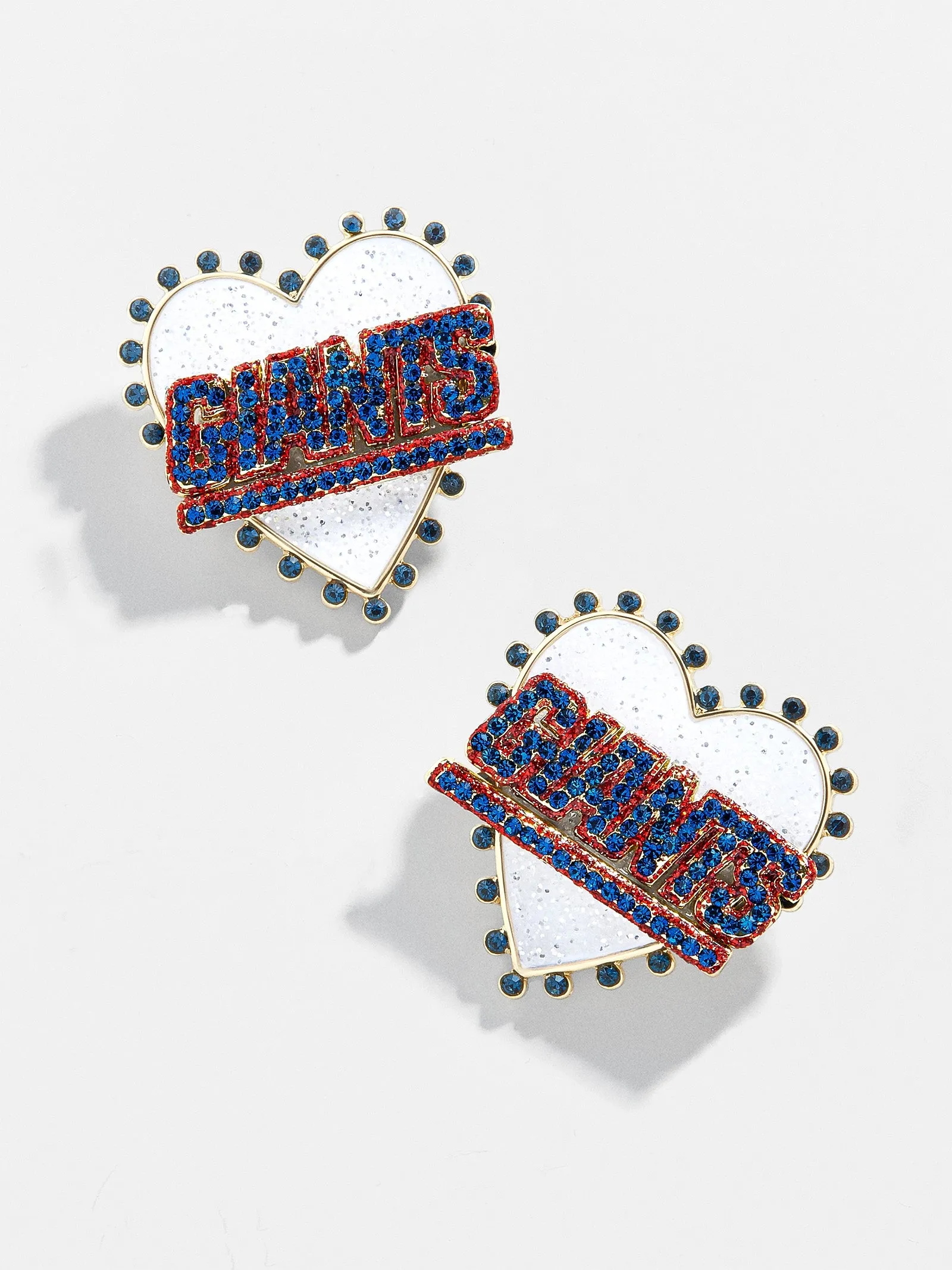 NFL Statement Stud Earrings - New York Giants sold by BaubleBar