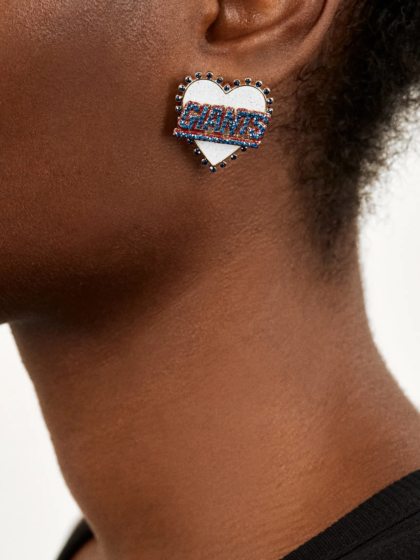 NFL Statement Stud Earrings - New York Giants sold by BaubleBar product image thumbnail 2