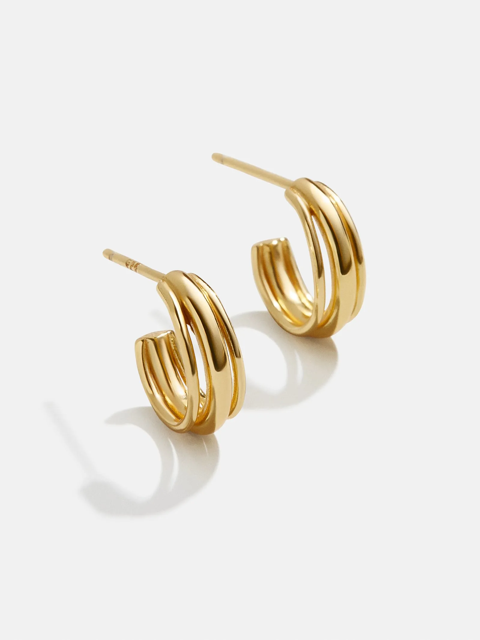 Morgan 18K Gold Earrings - Gold sold by BaubleBar