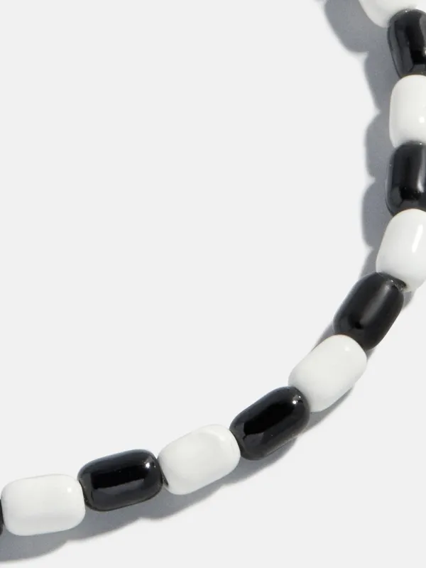 Brighten Up Enamel Beaded Bracelet - Licorice Twist sold by BaubleBar
