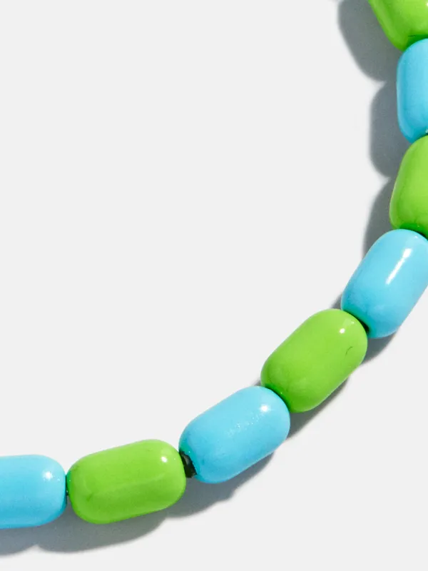 Brighten Up Enamel Beaded Bracelet - Minty Pop sold by BaubleBar