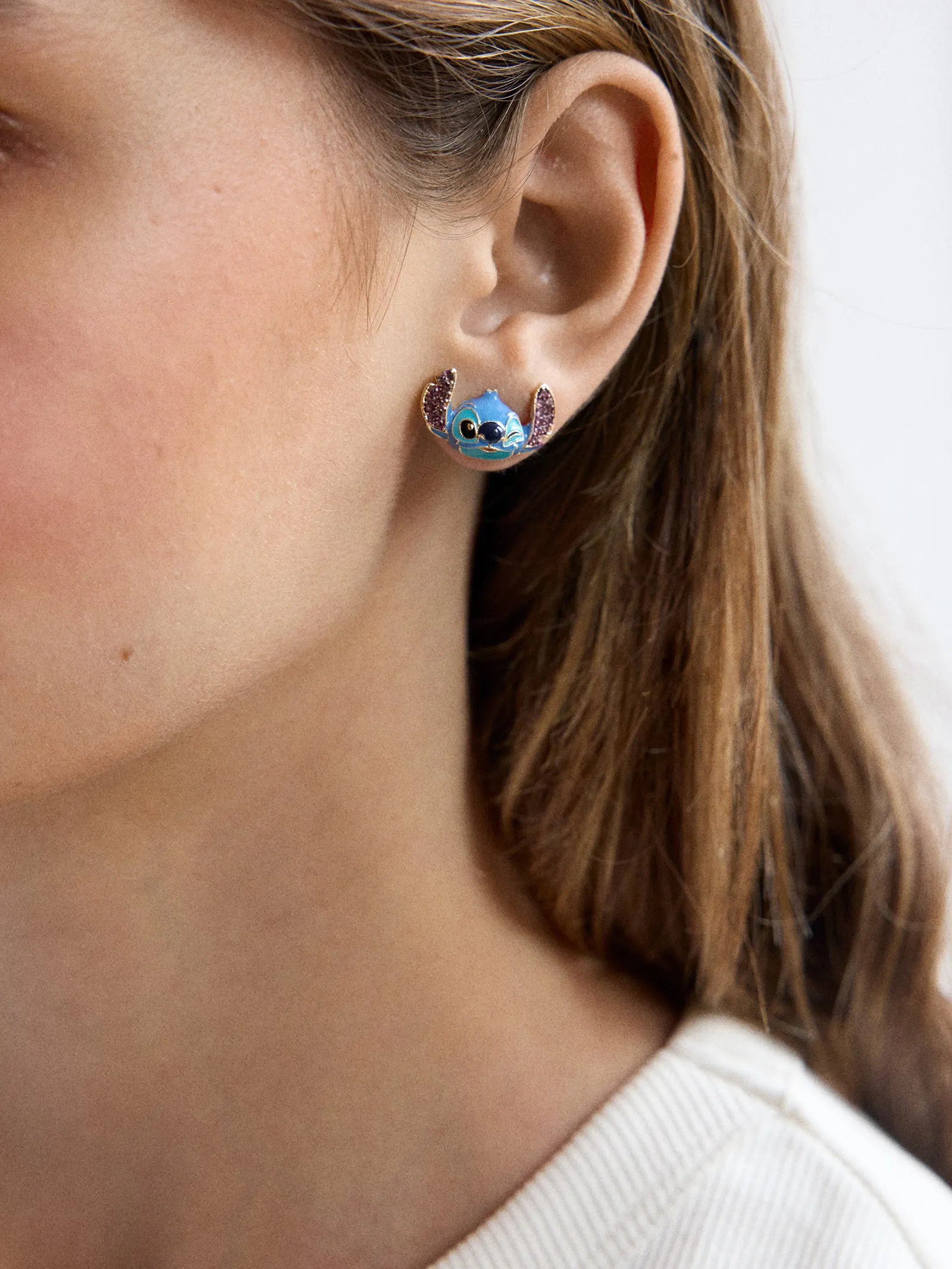 Disney Stitch and Angel Earring Set - Blue/Pink sold by BaubleBar product image thumbnail 2