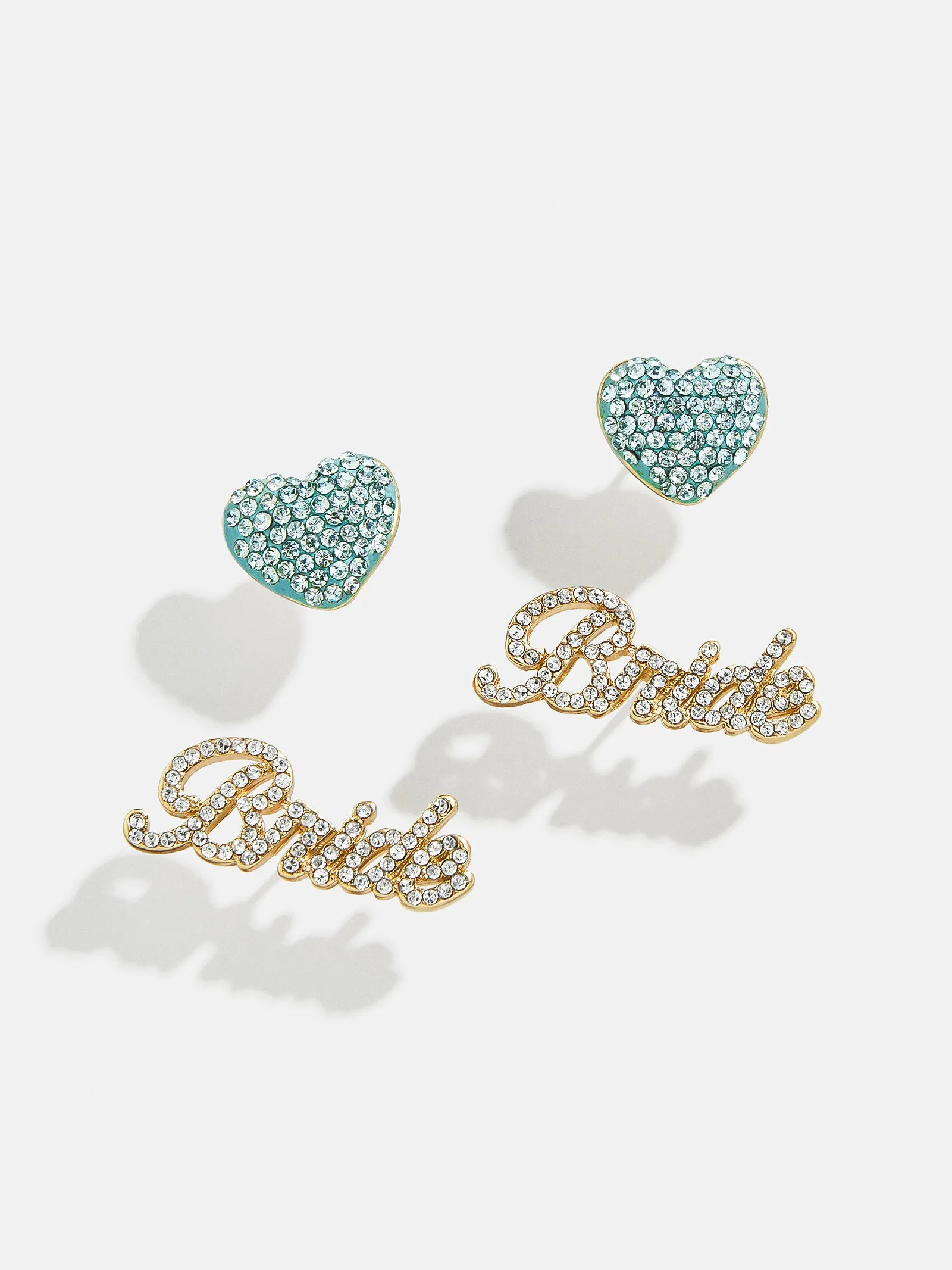 Something Blue Earring Set - Blue/Gold sold by BaubleBar